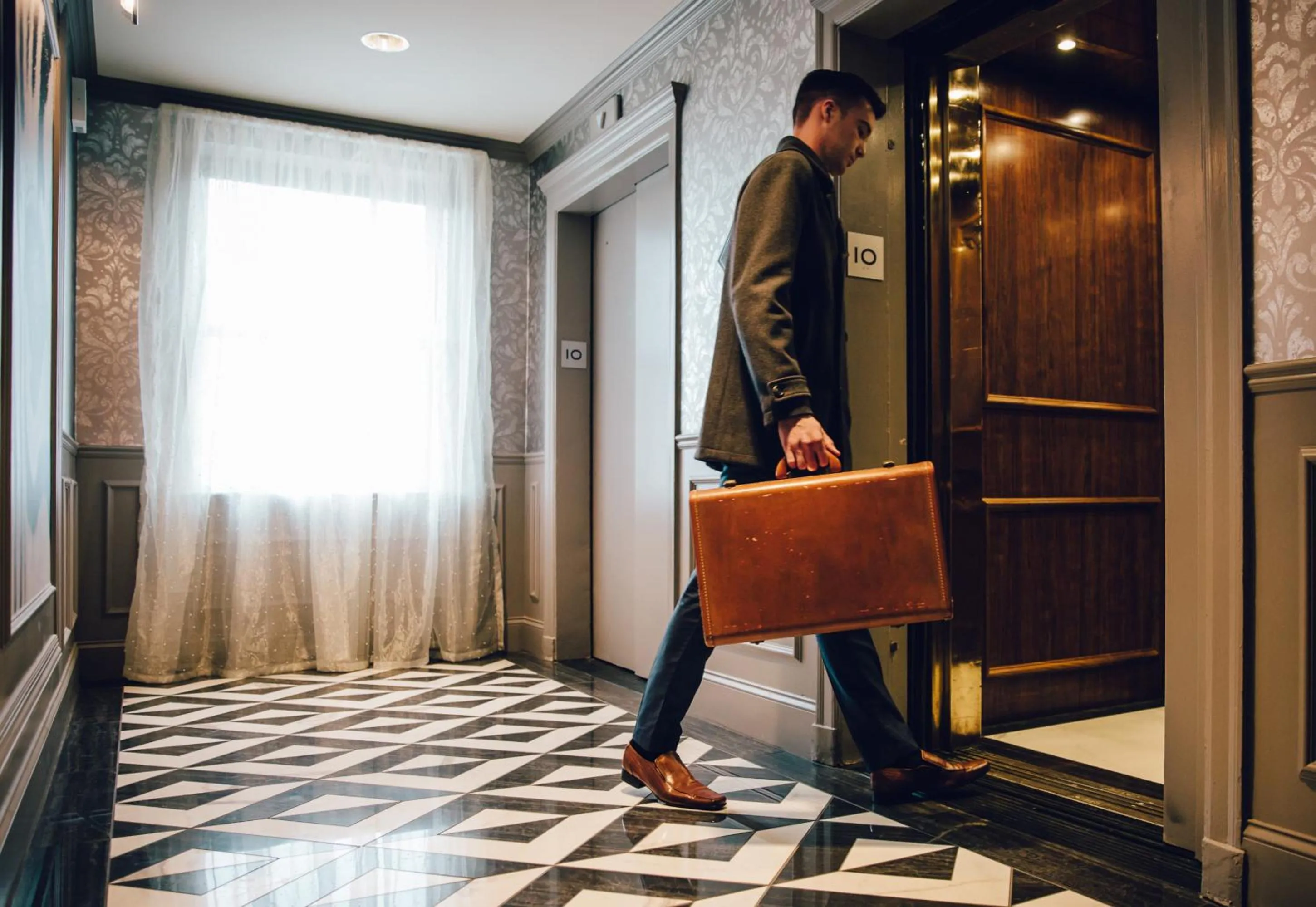 Decorative detail in The Read House Hotel