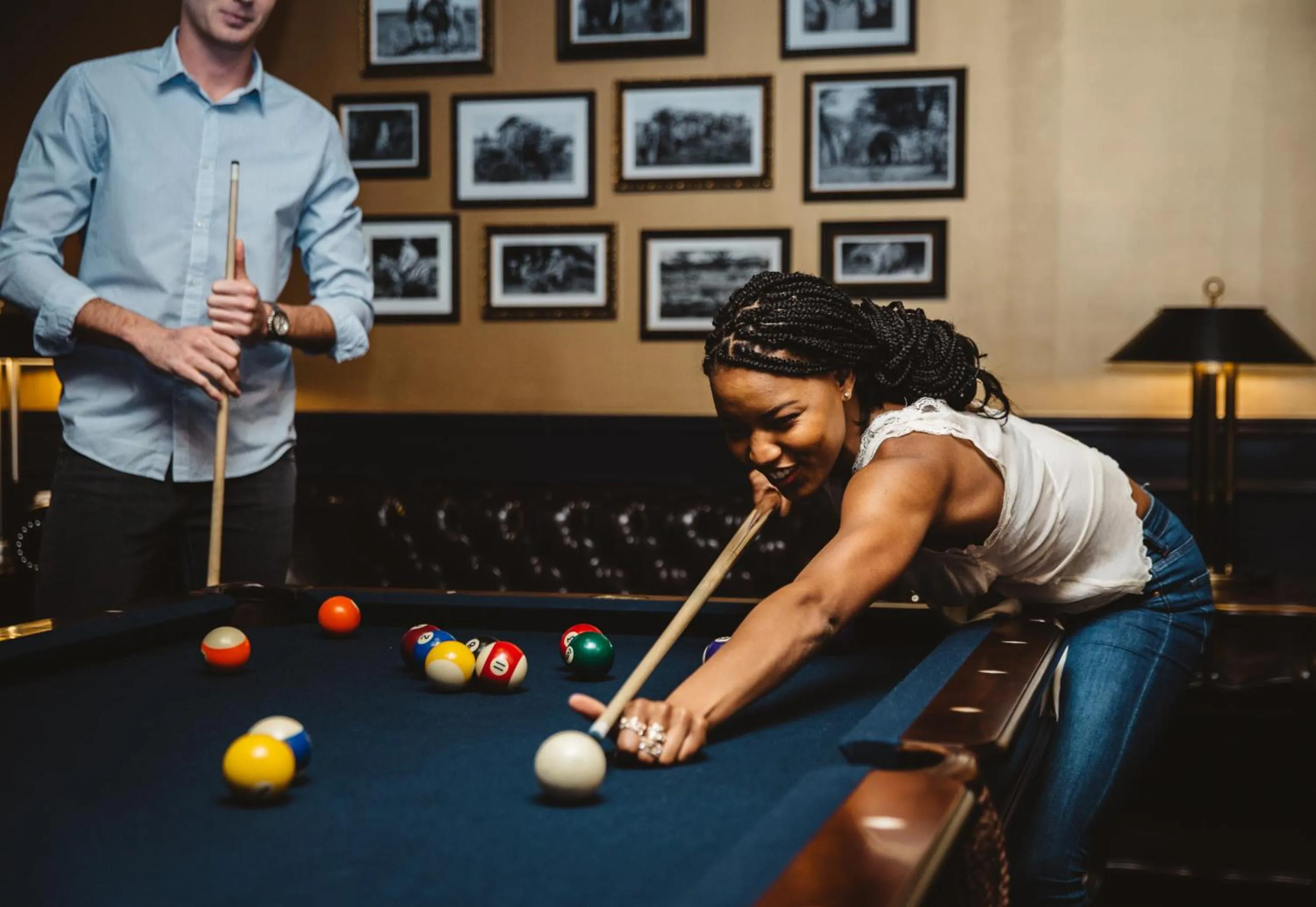 Billiard in The Read House Hotel