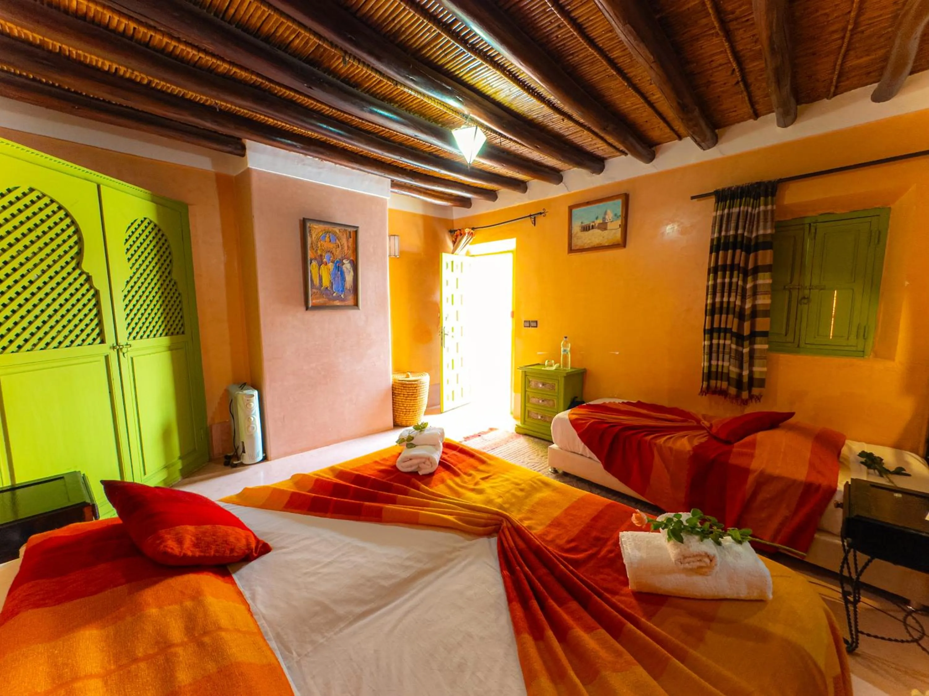 Bed in Riad Minorisa