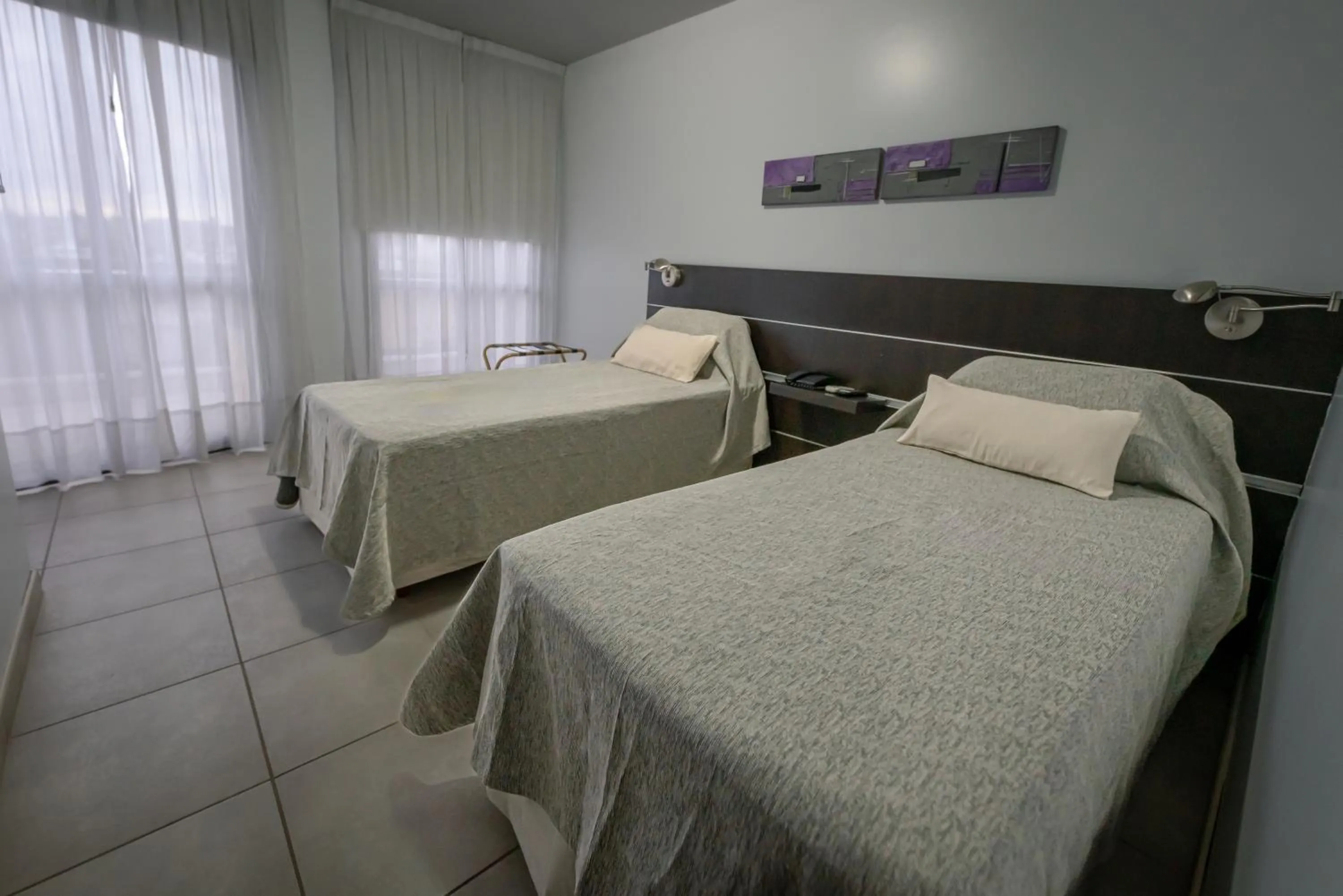 Bed in Kube Apartments Express