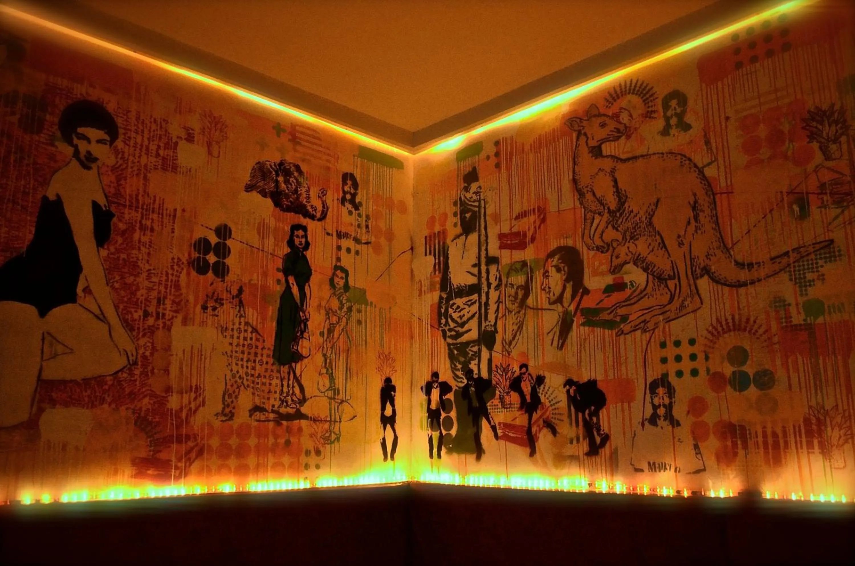 Communal lounge/ TV room in Art Factory San Telmo