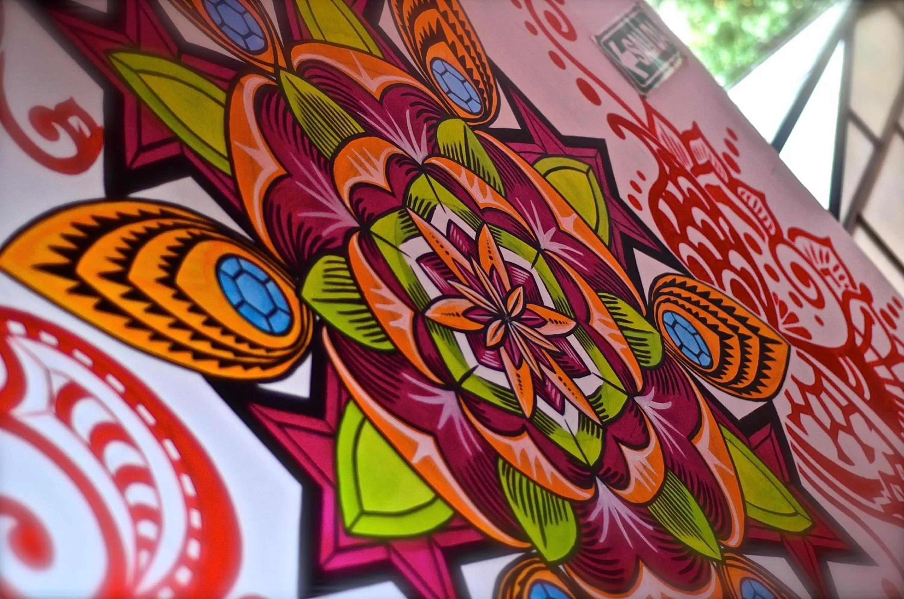 Decorative detail in Art Factory San Telmo