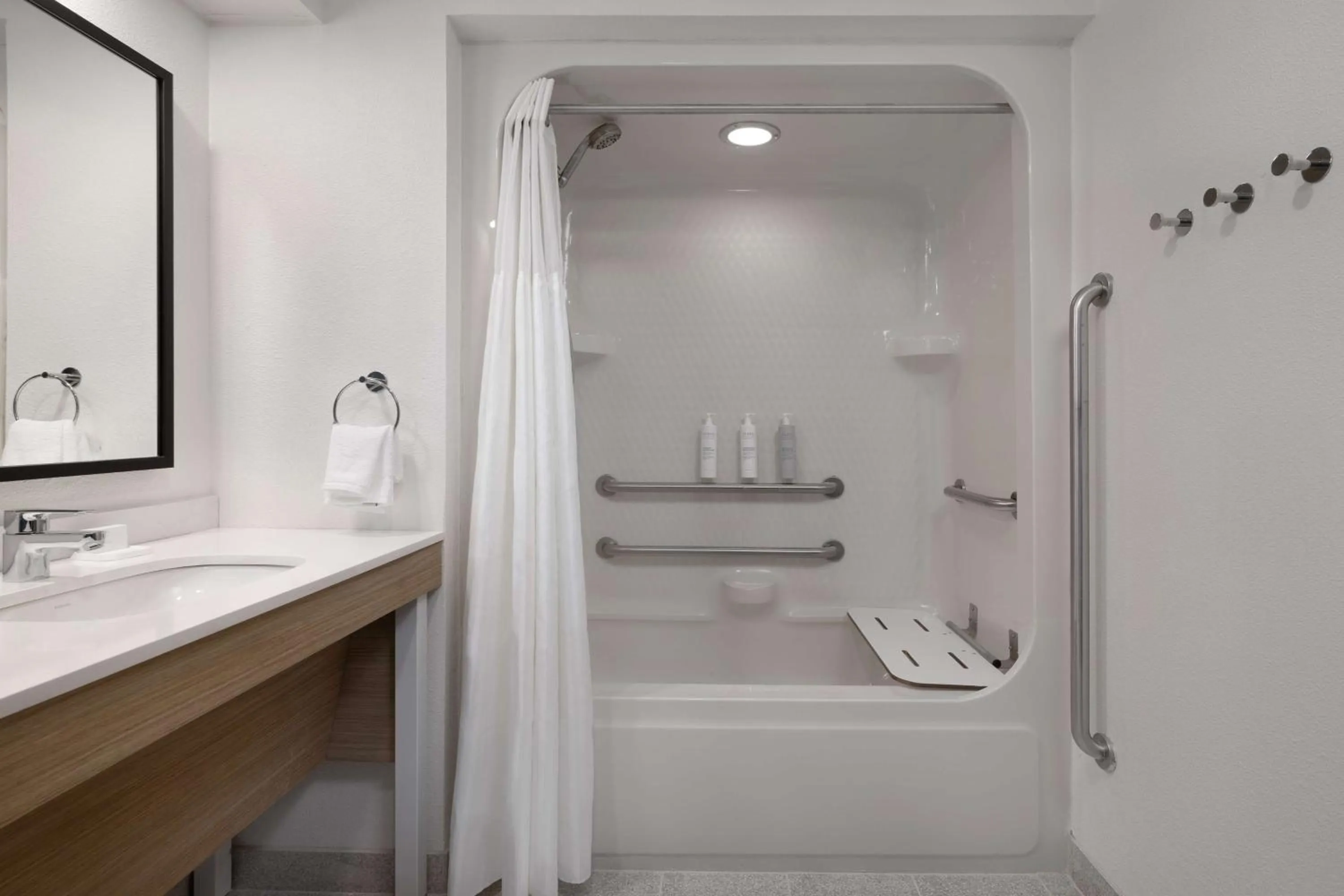 Bathroom in Spark by Hilton Bentonville