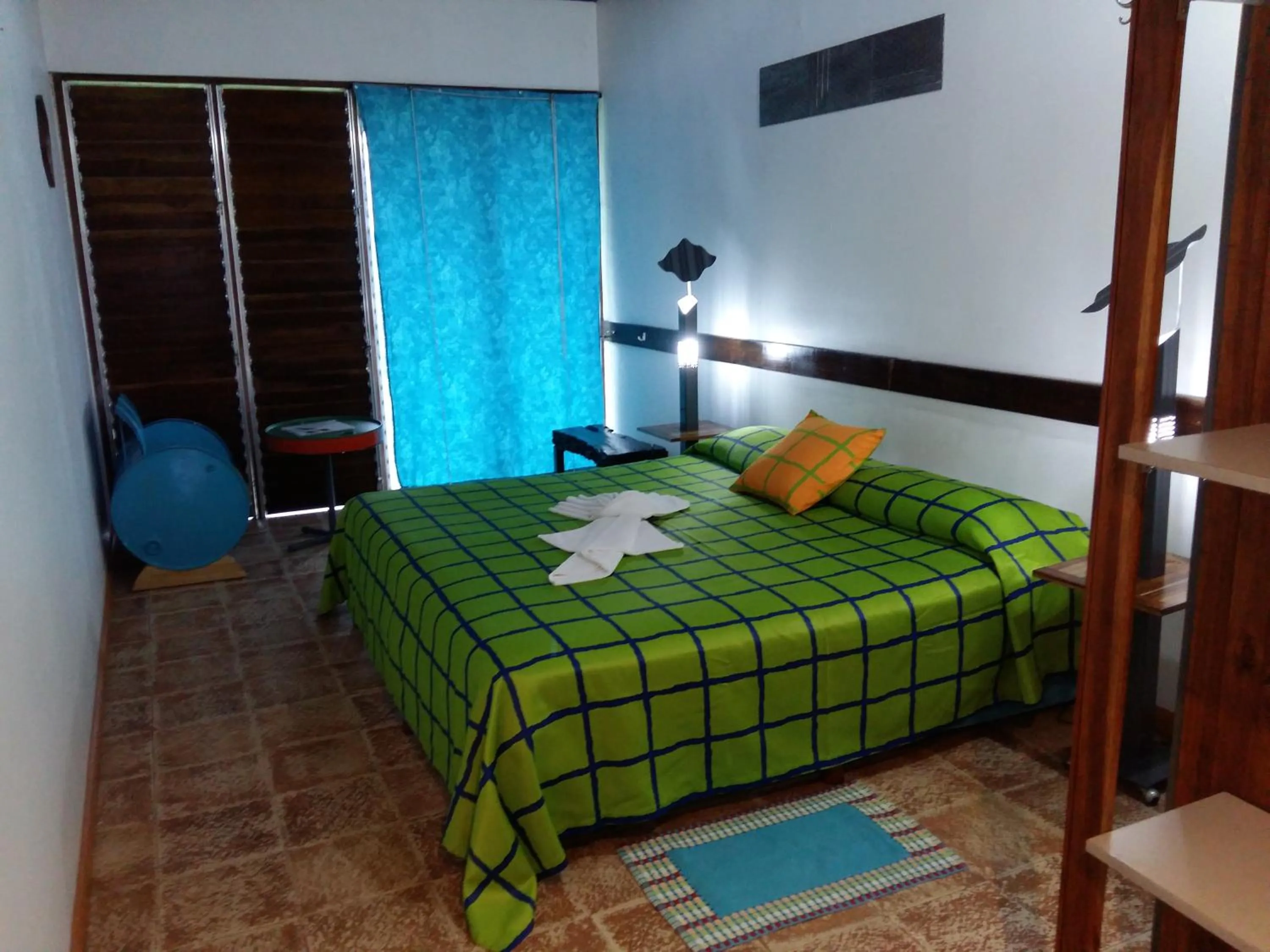 Bed in Celeste Mountain Lodge