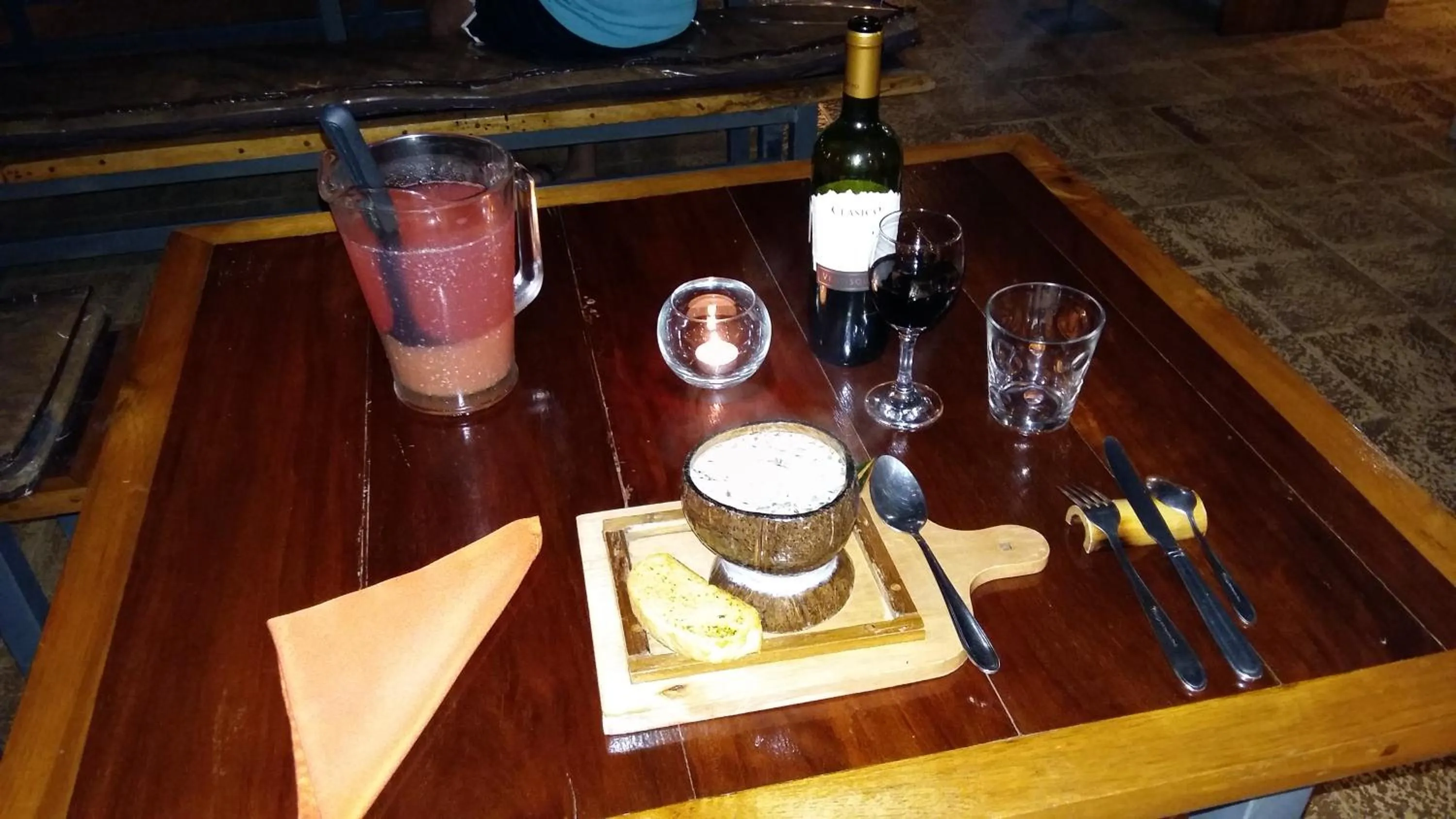 Drinks in Celeste Mountain Lodge