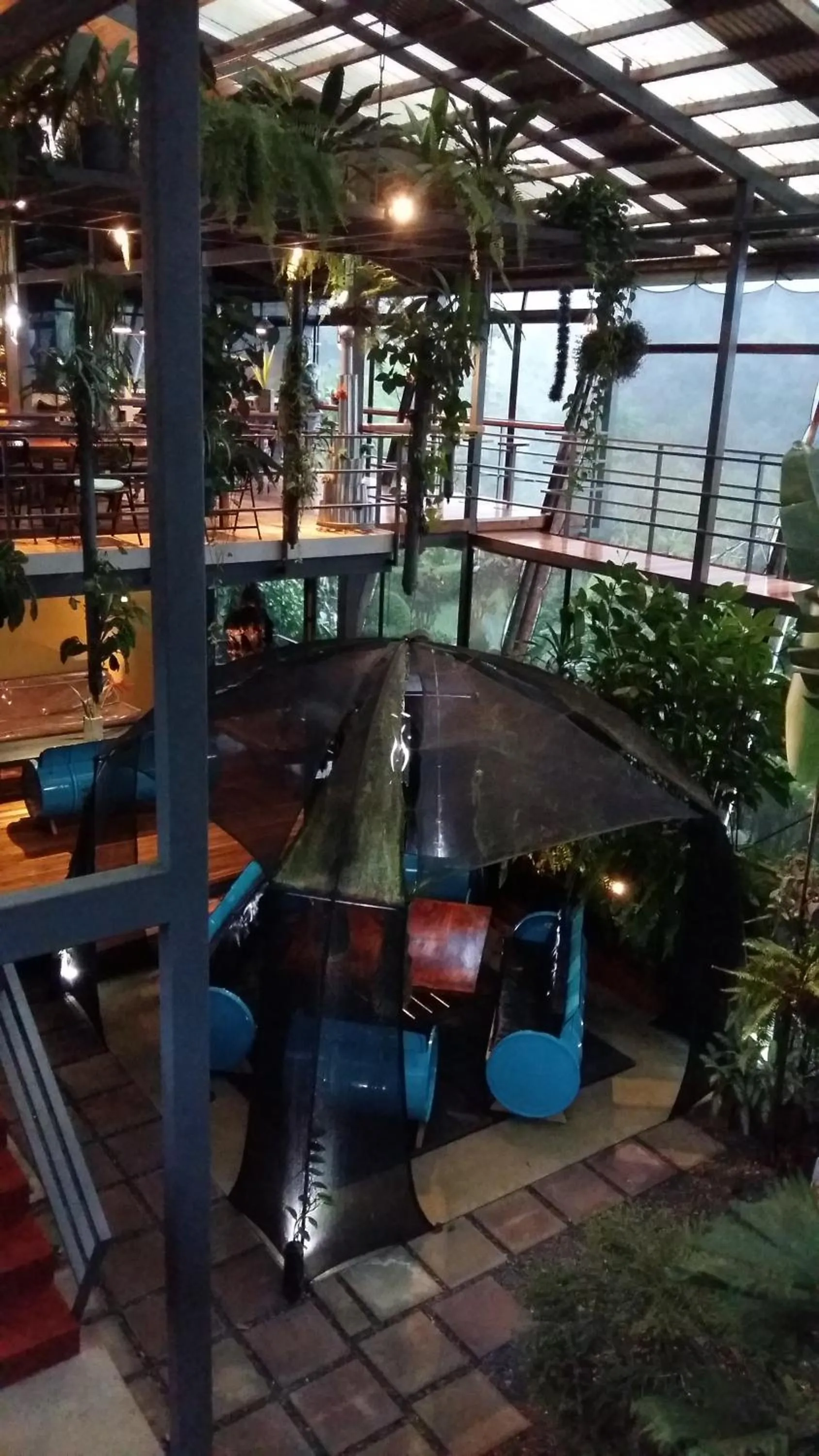 Patio in Celeste Mountain Lodge