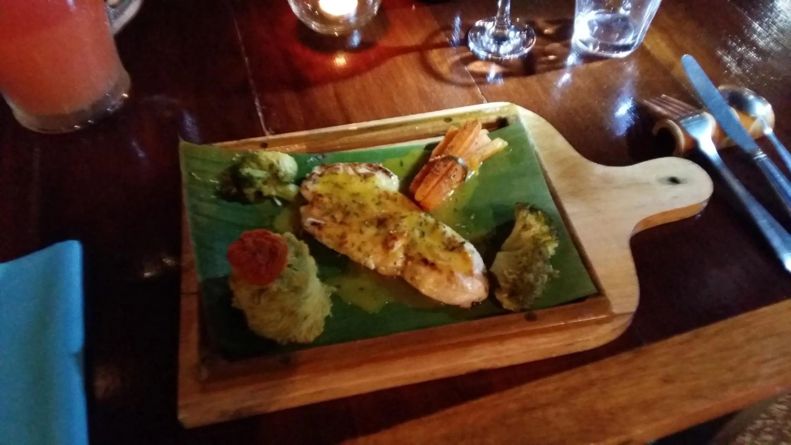 Food close-up in Celeste Mountain Lodge