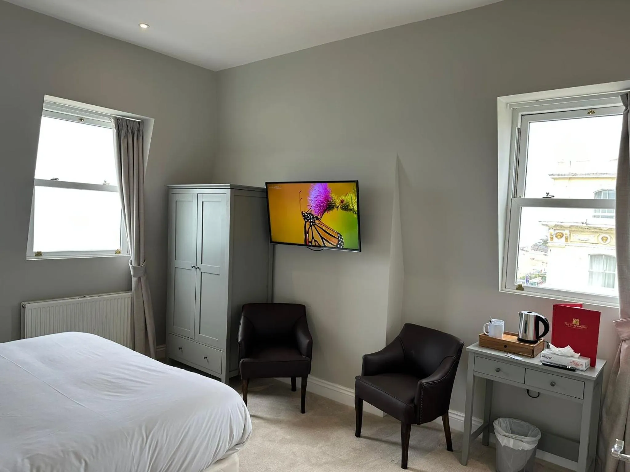 Bed in The Chatsworth Hotel