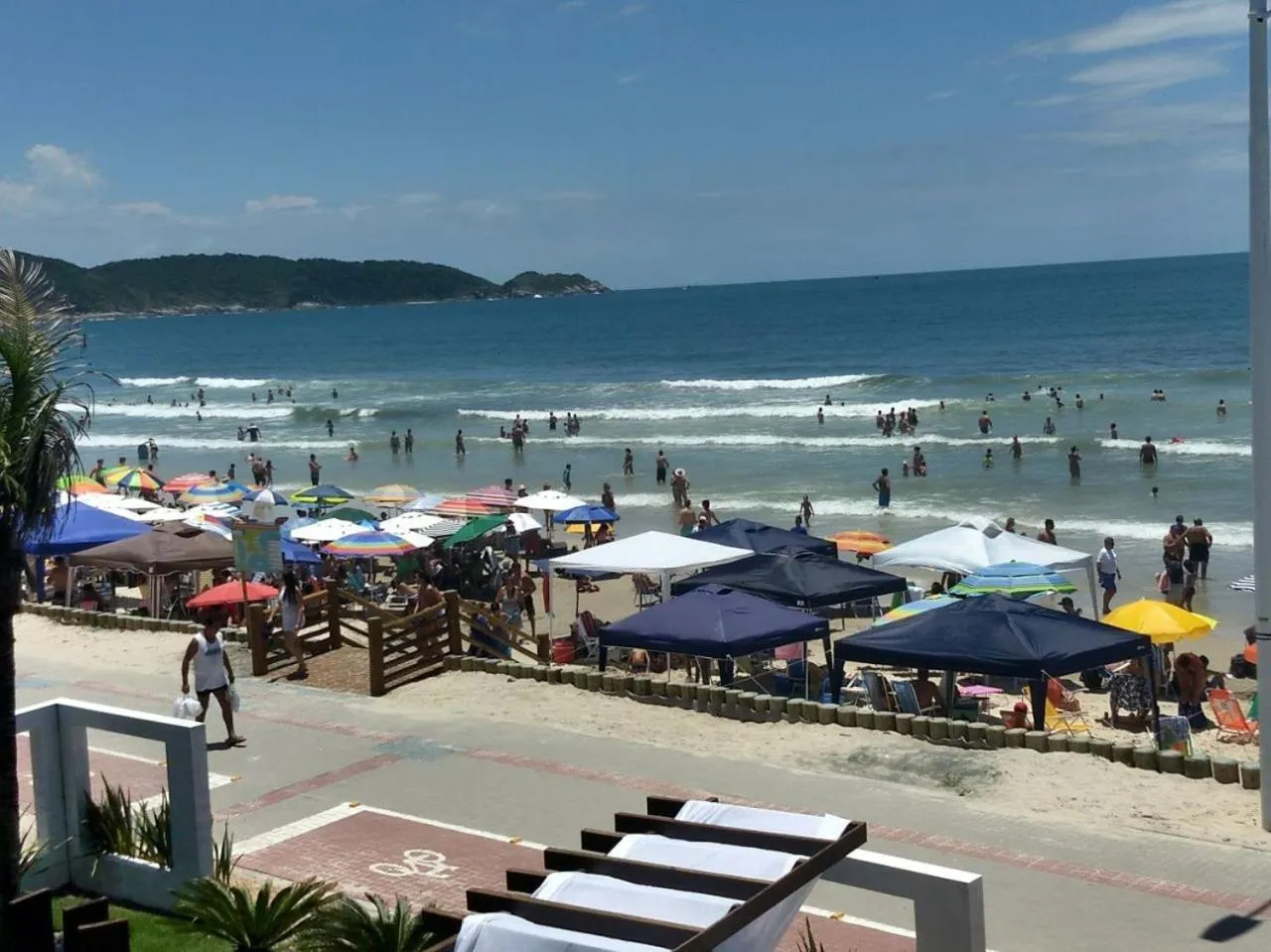Balcony/Terrace in Pousada Garatéia