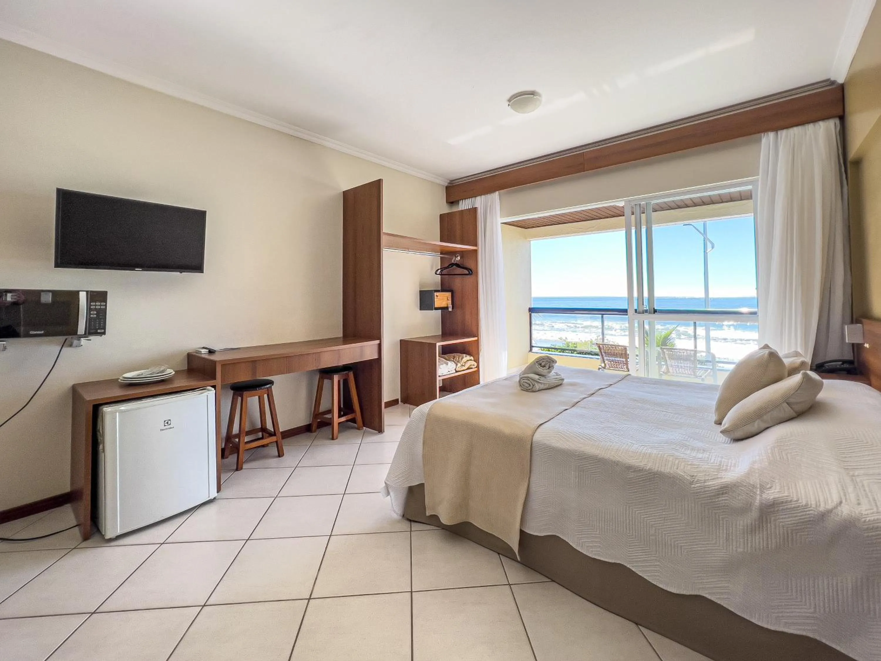 Bed in Pousada Garatéia