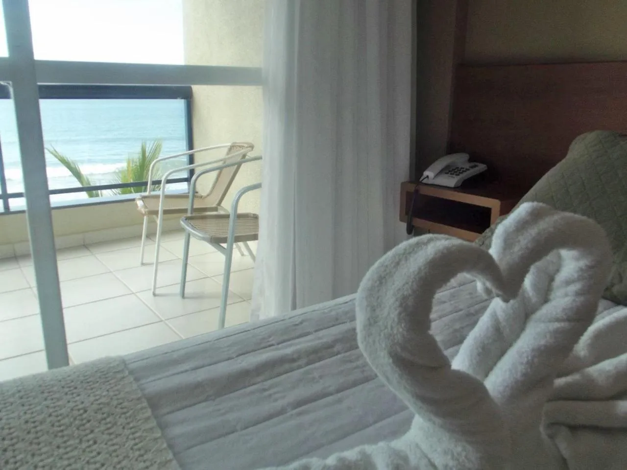 Sea view, Bed in Pousada Garatéia