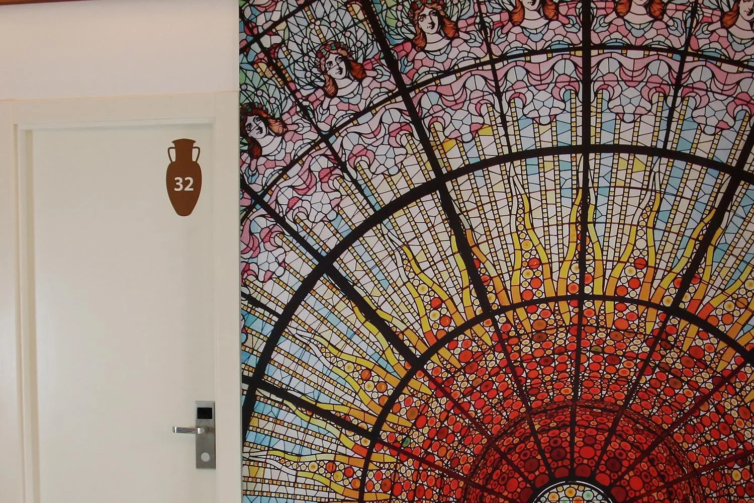 Decorative detail in Àmfores Boutique Guest House