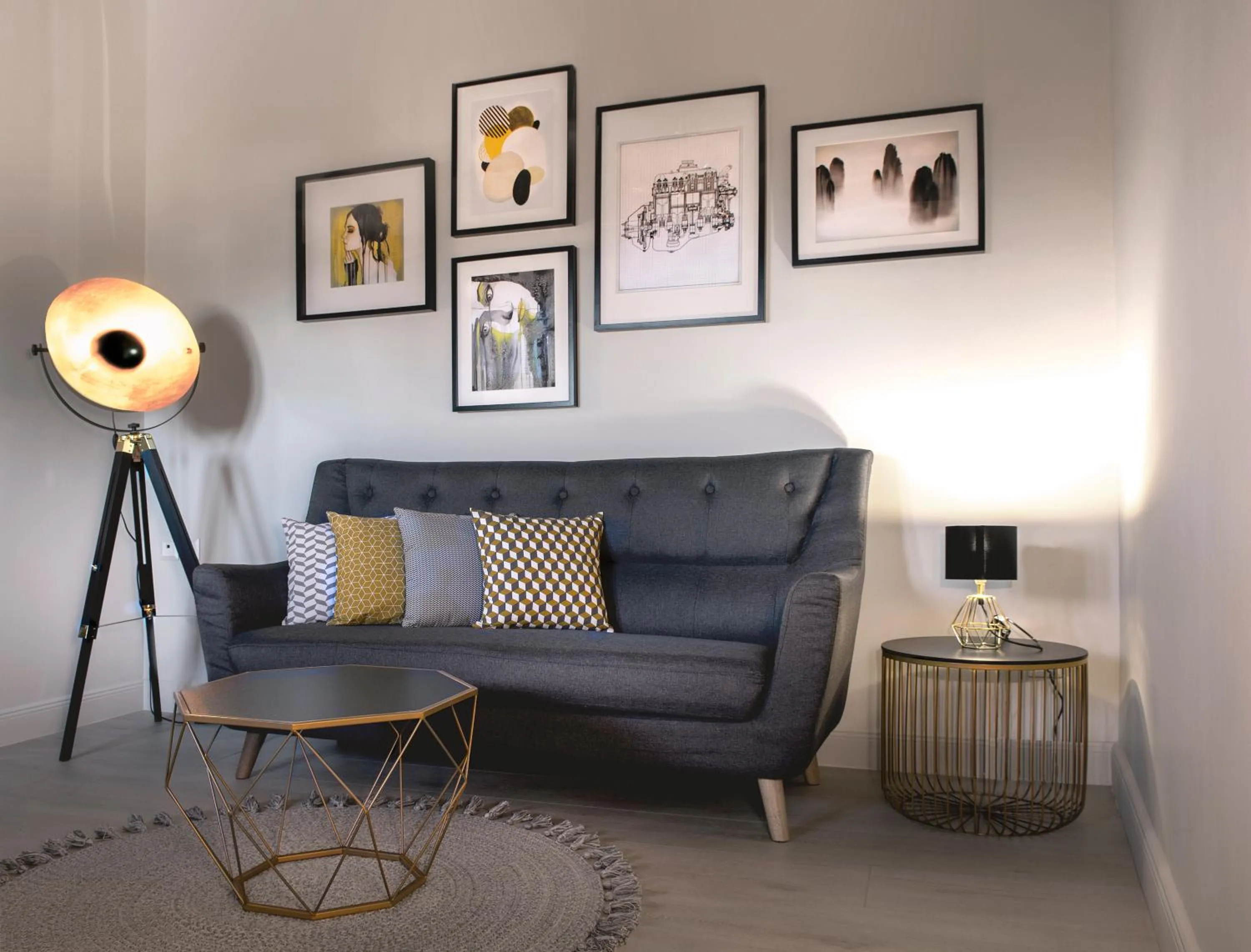 Living room in Rocks Republic