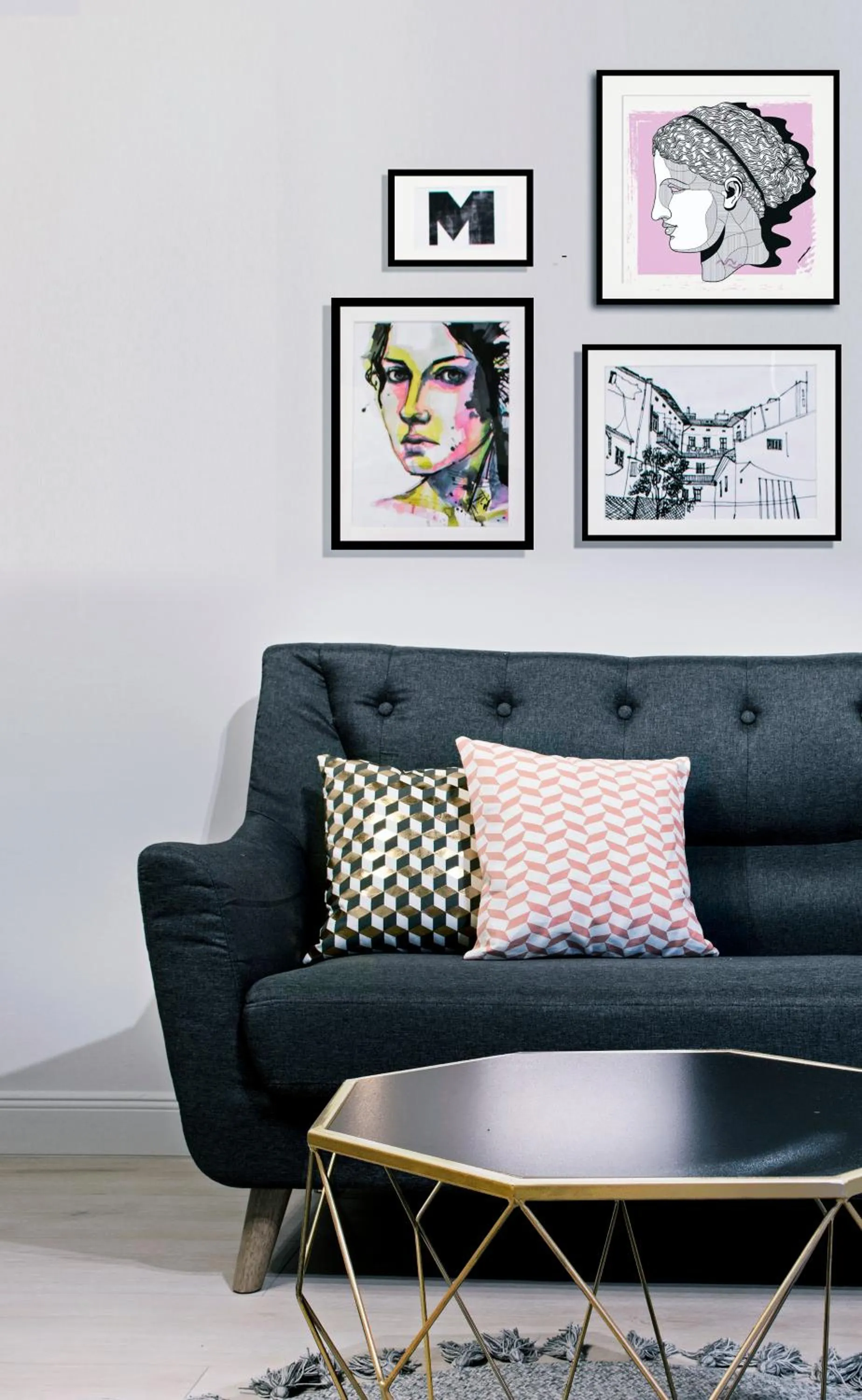 Living room in Rocks Republic