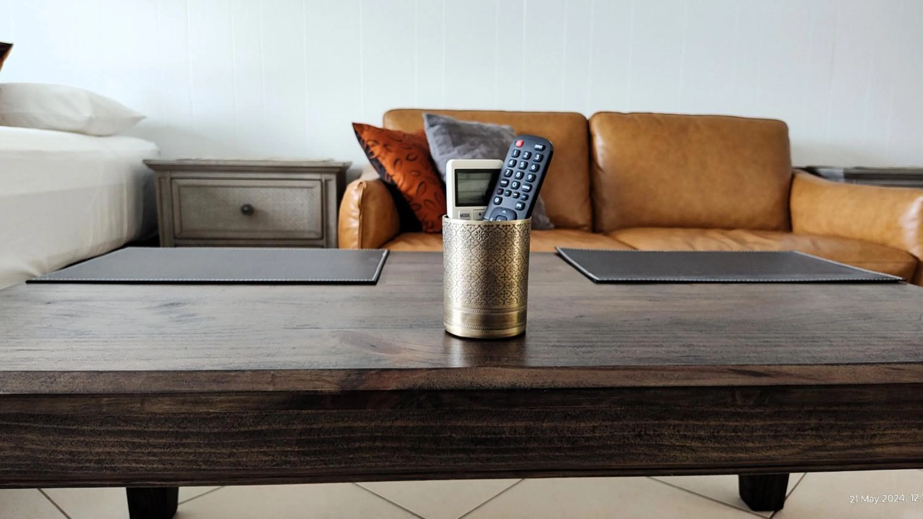 Bedroom in Pacific Palms Motor Inn