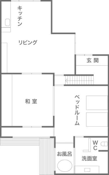 Floor plan in Kyoyado Usagi