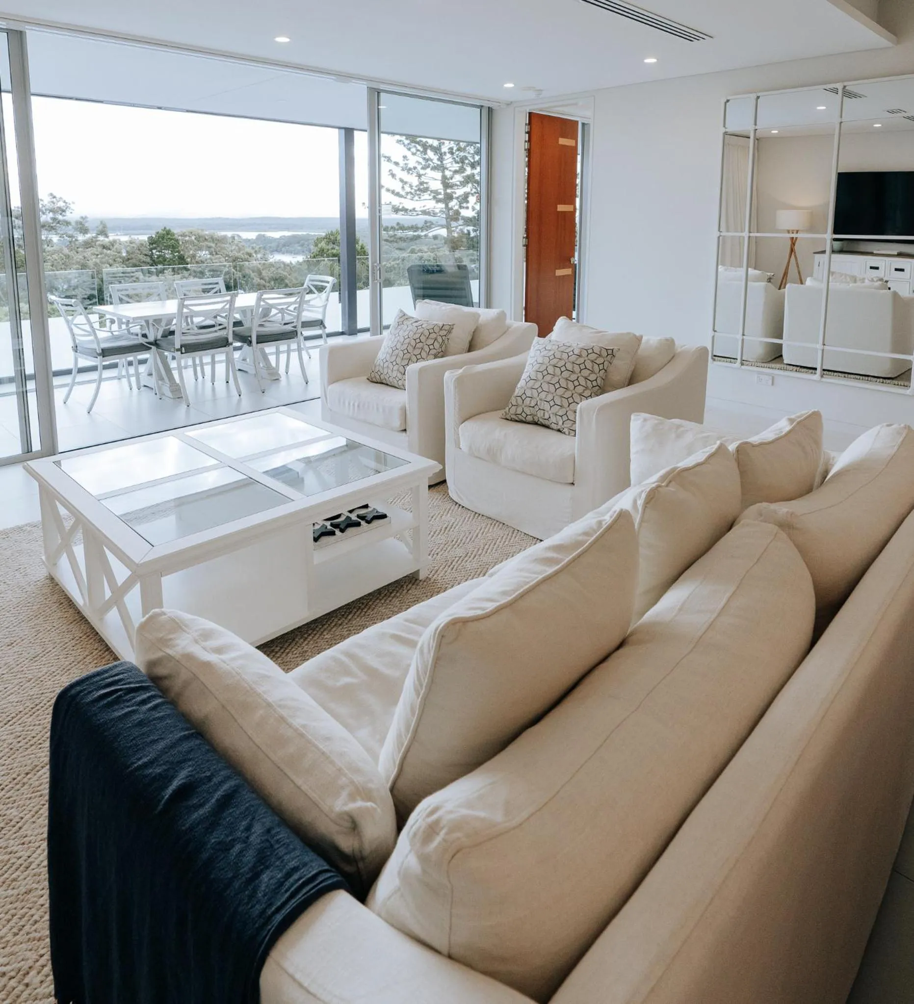 Living room in The Rise Noosa