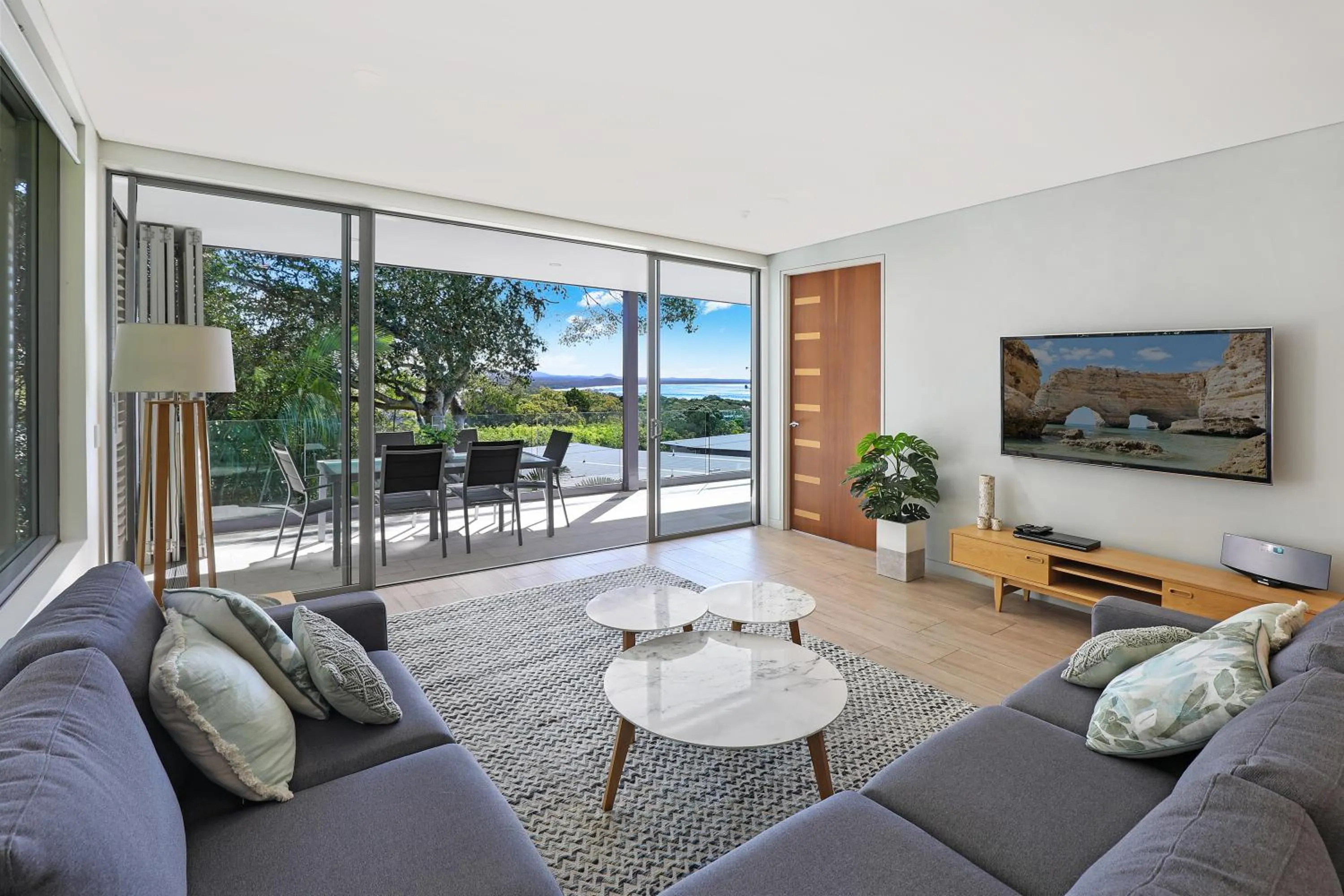 Living room in The Rise Noosa