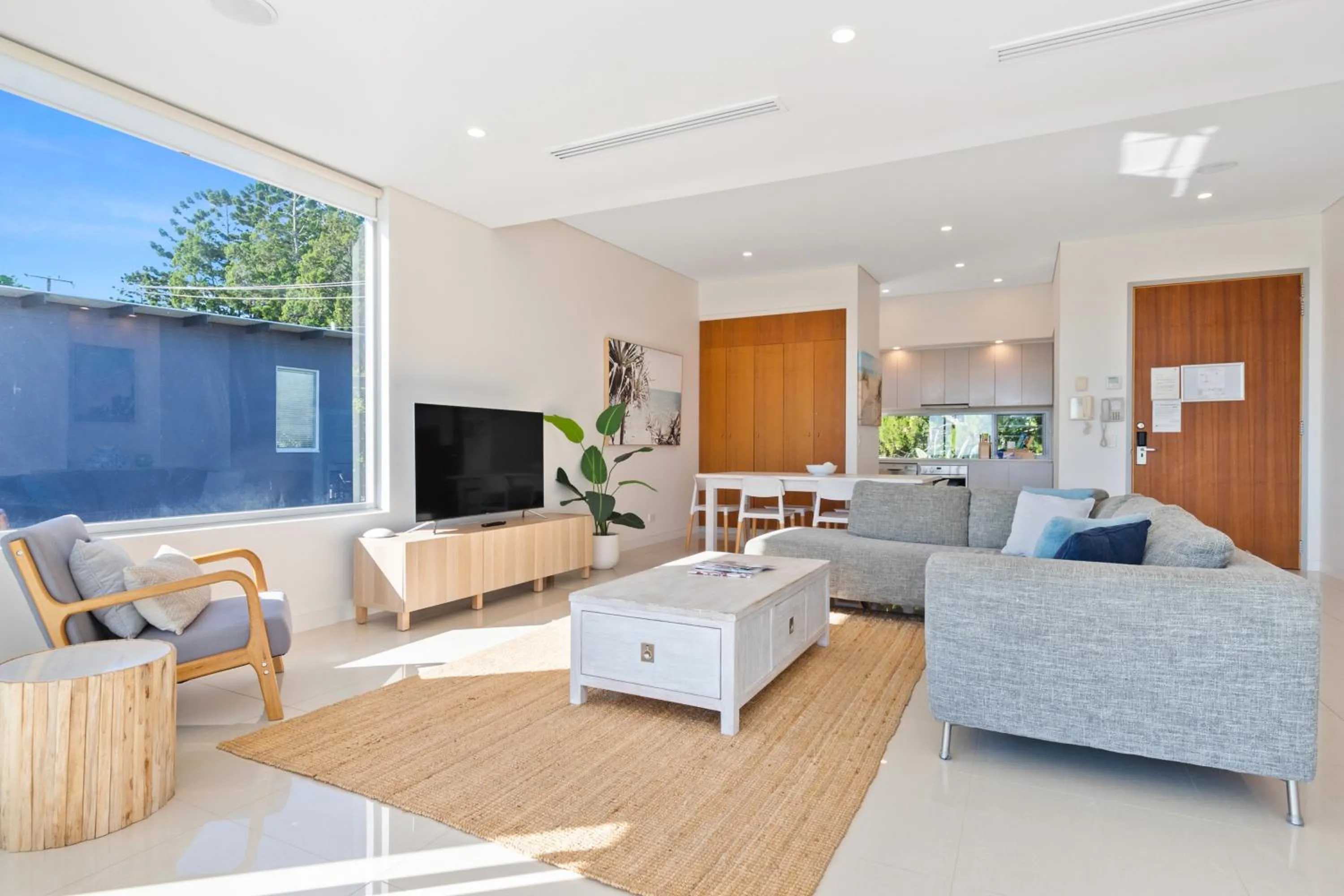 Living room in The Rise Noosa