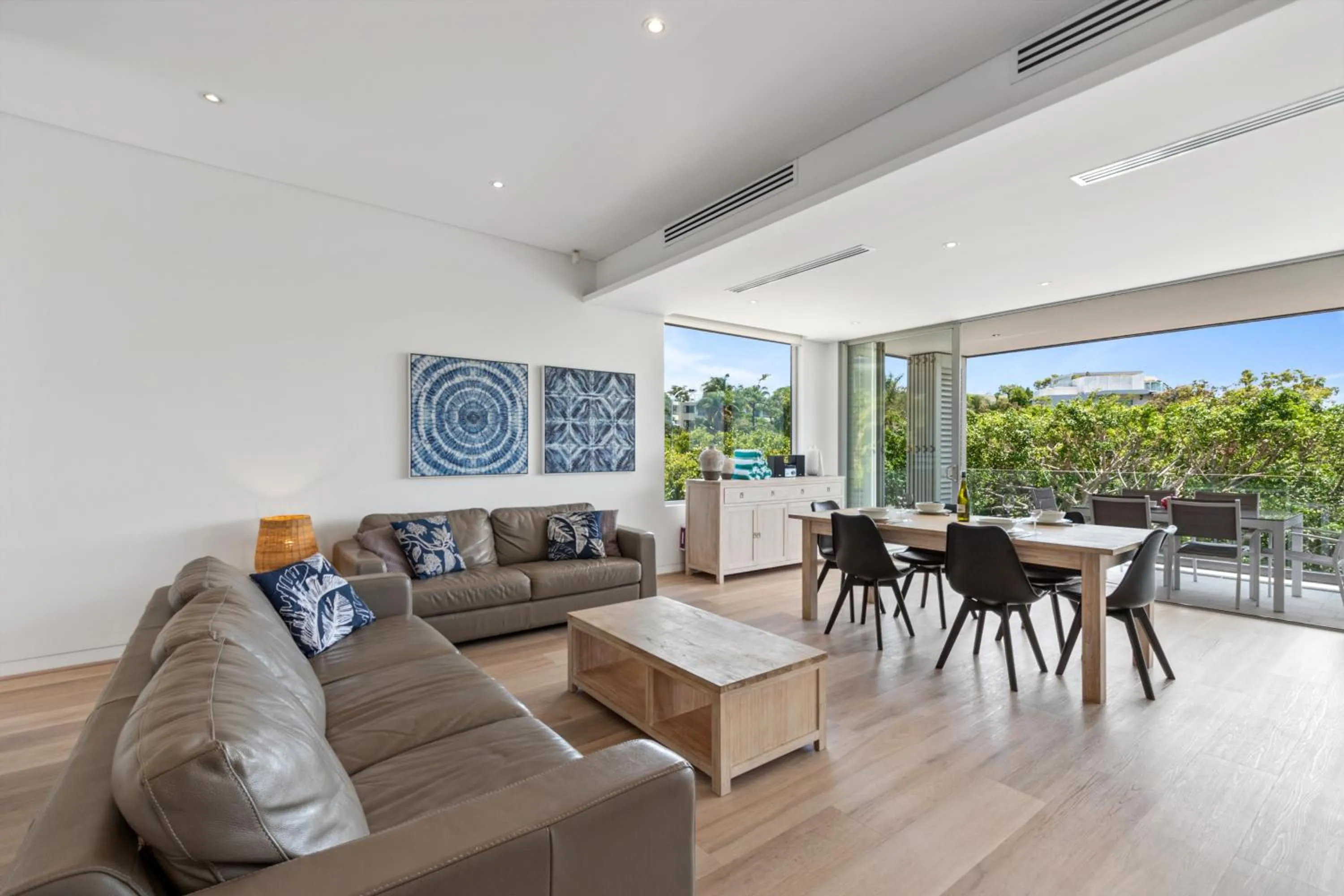 Living room in The Rise Noosa