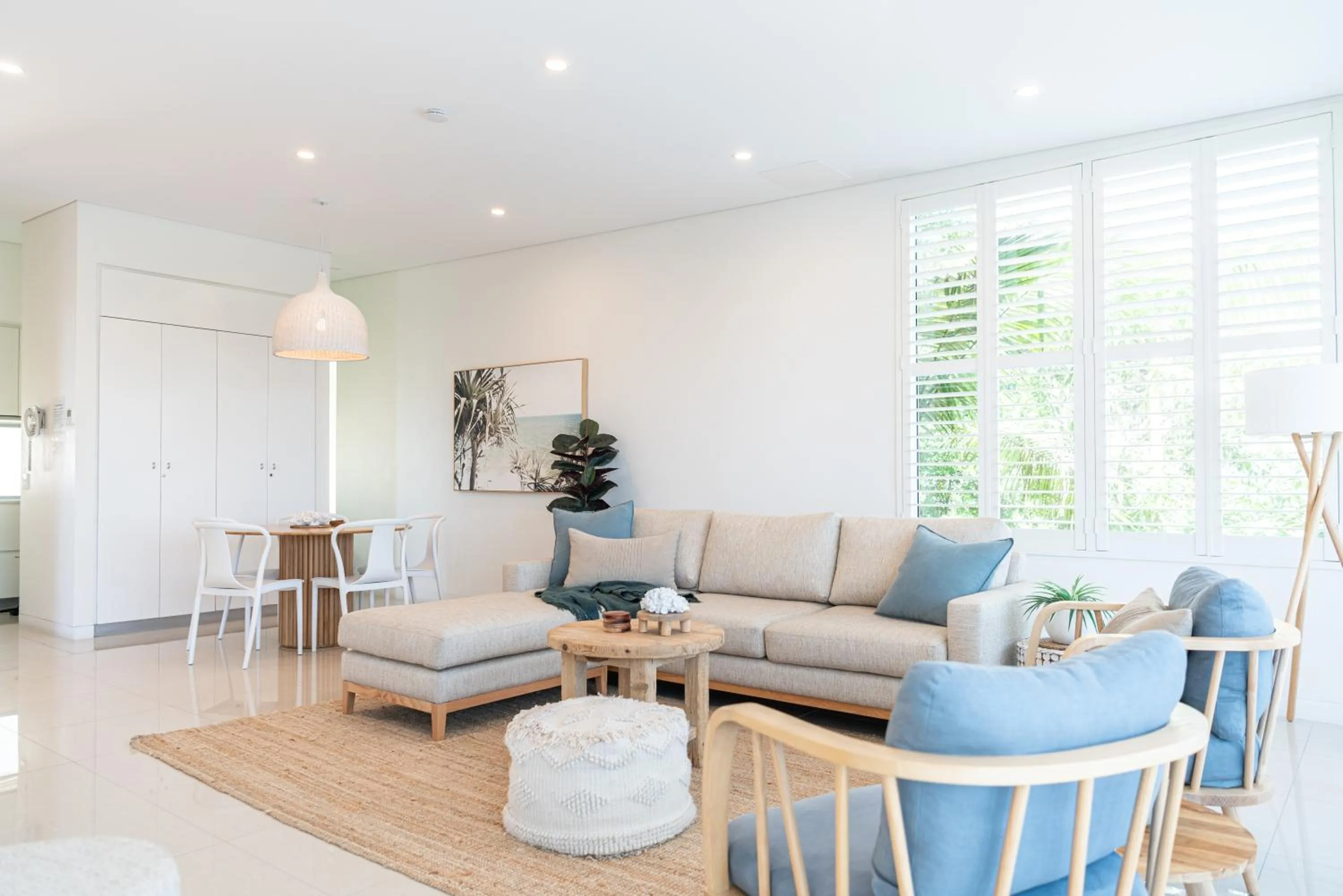 Living room in The Rise Noosa