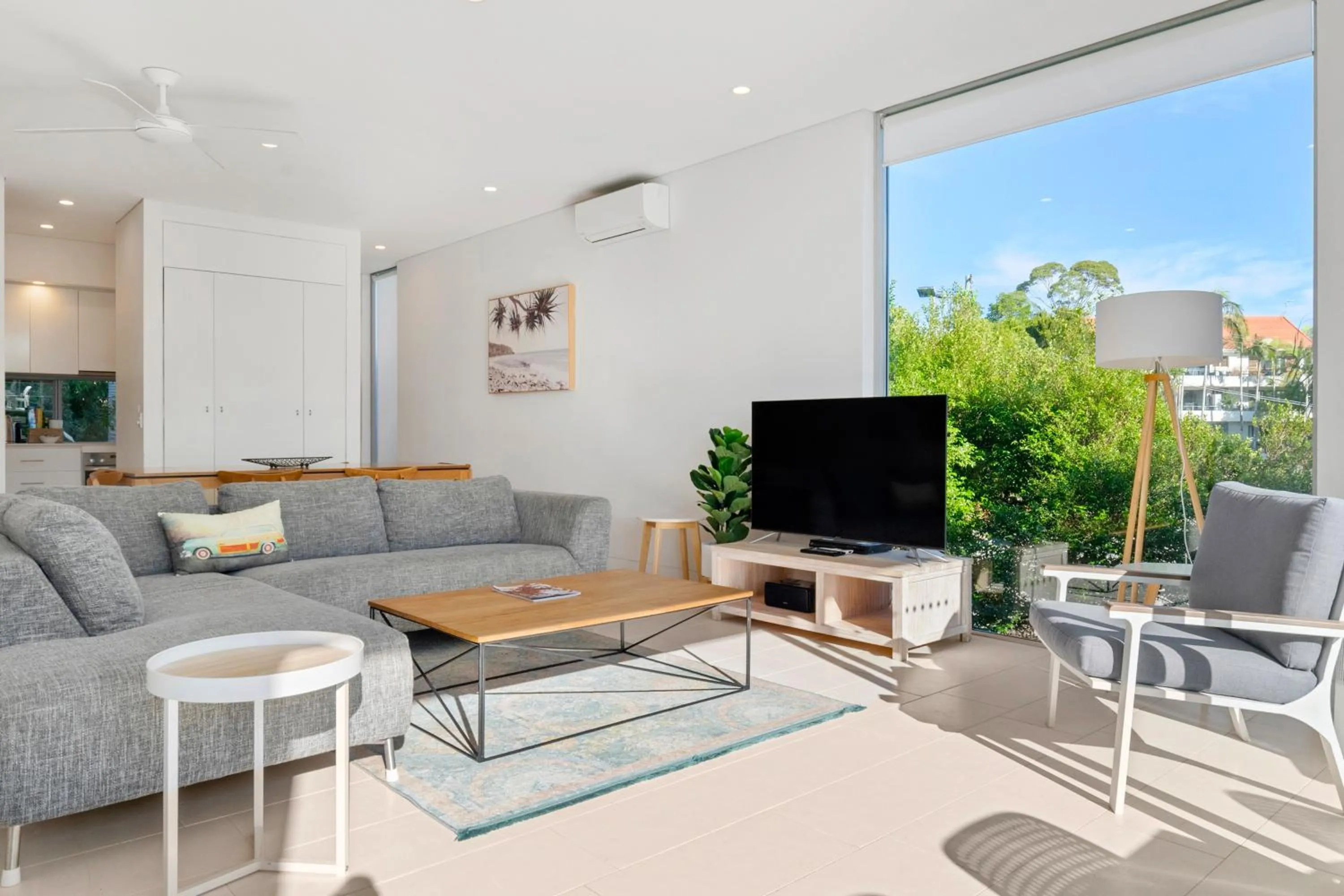 Living room in The Rise Noosa