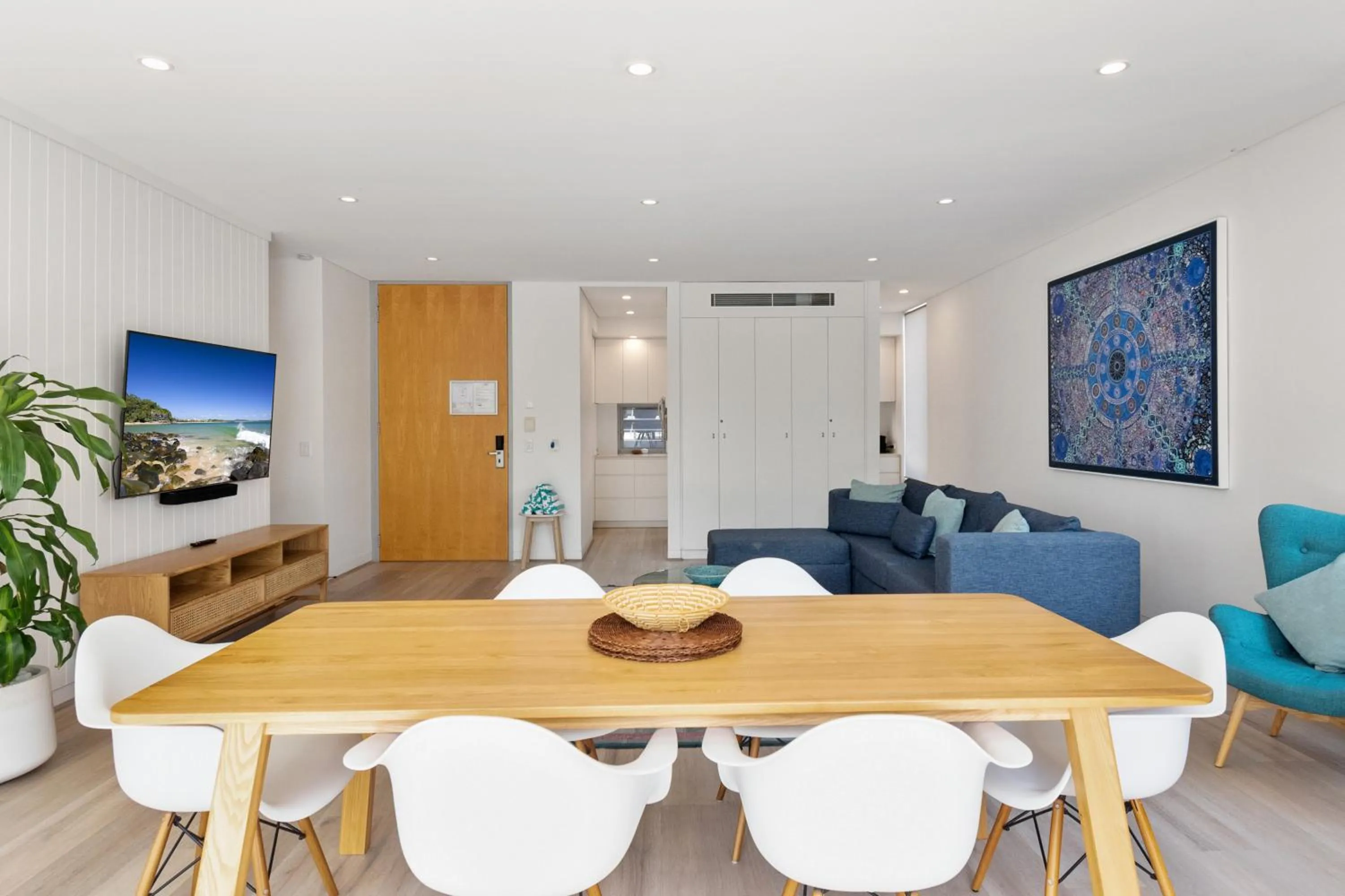 Living room in The Rise Noosa