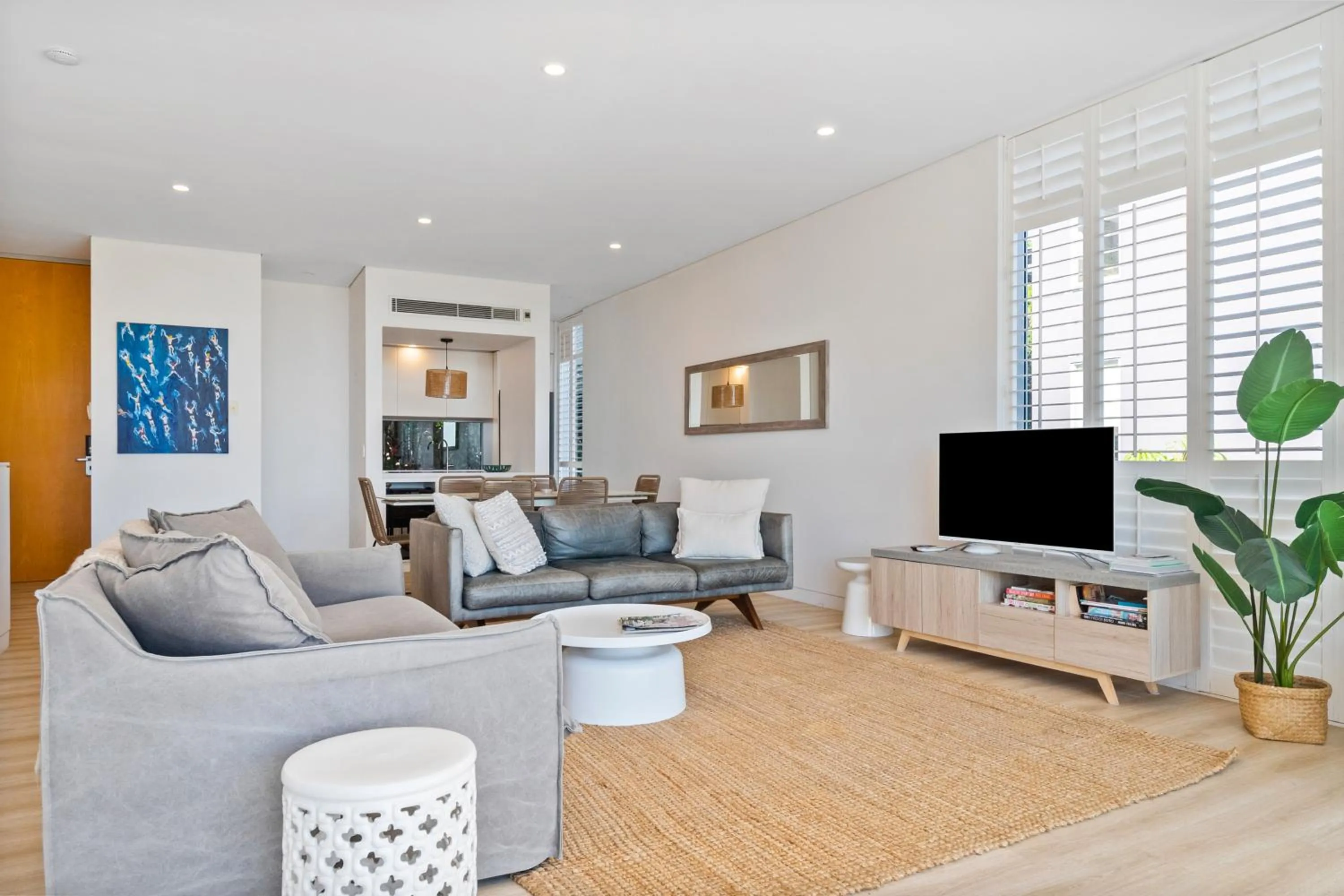 Living room in The Rise Noosa