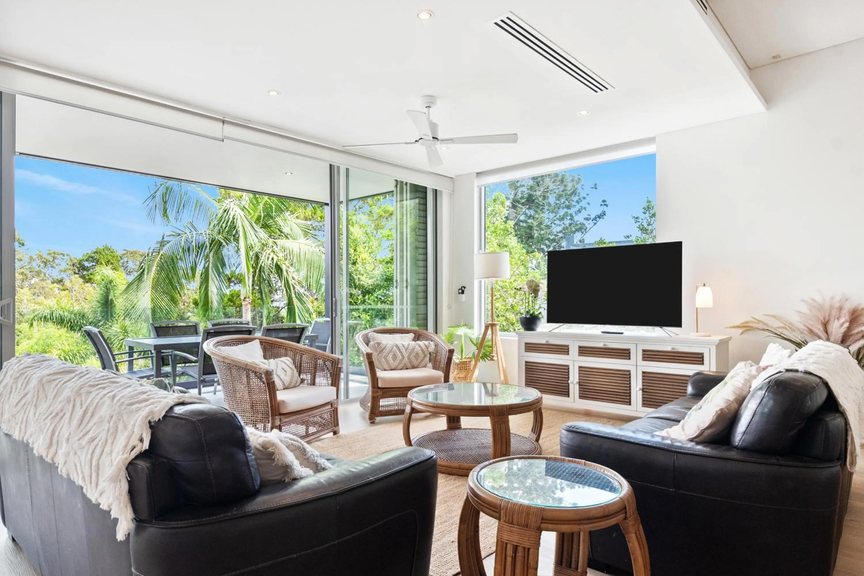 Living room in The Rise Noosa