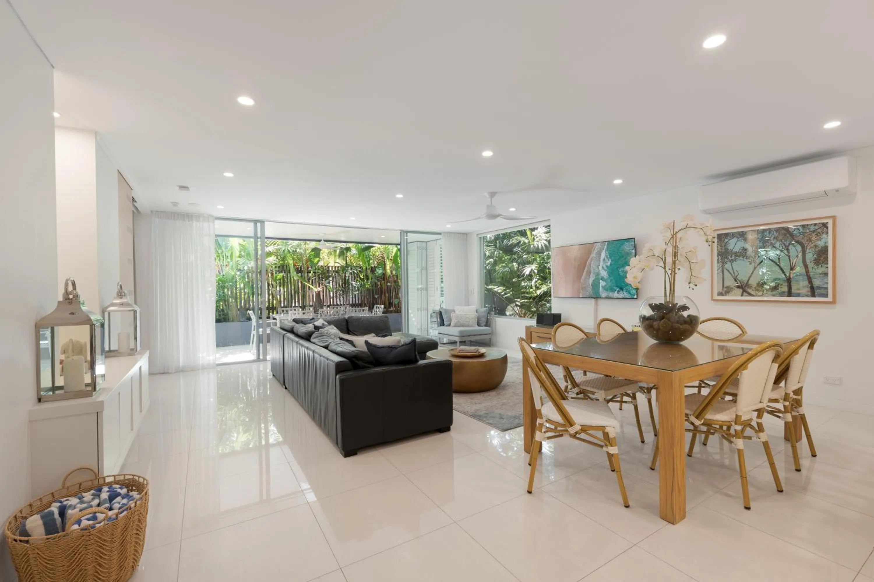 Living room in The Rise Noosa