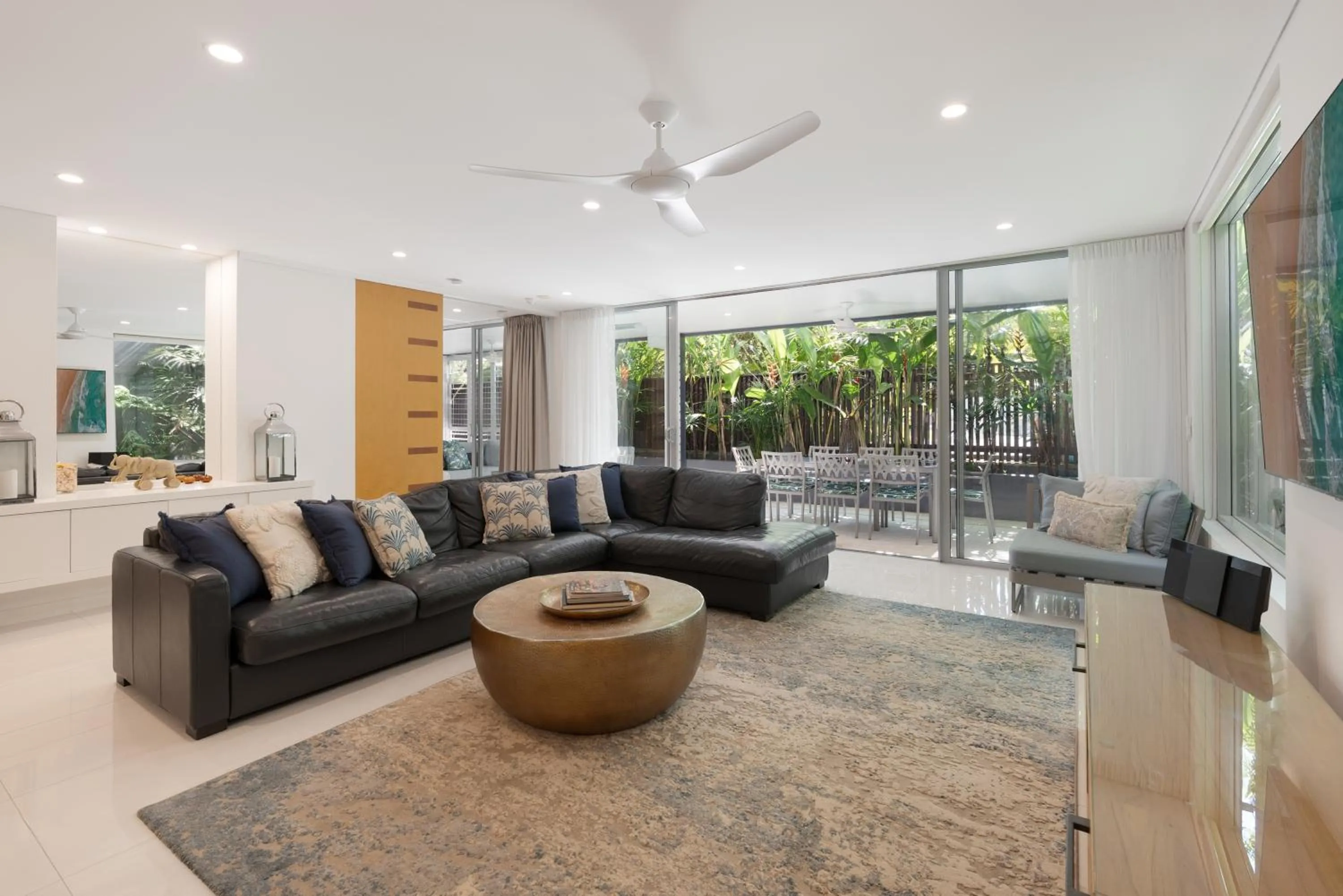 Living room in The Rise Noosa