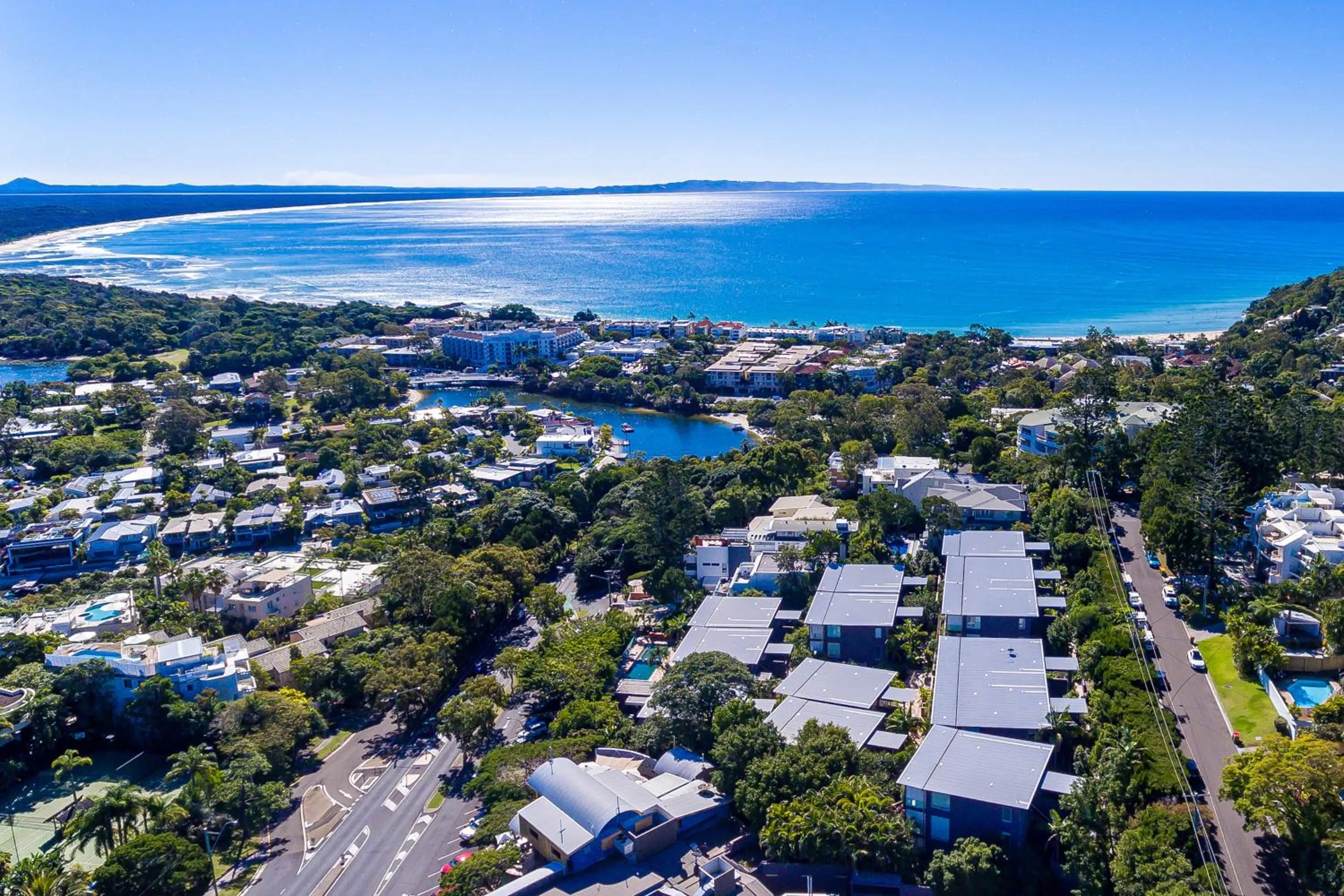 Bird's eye view in The Rise Noosa