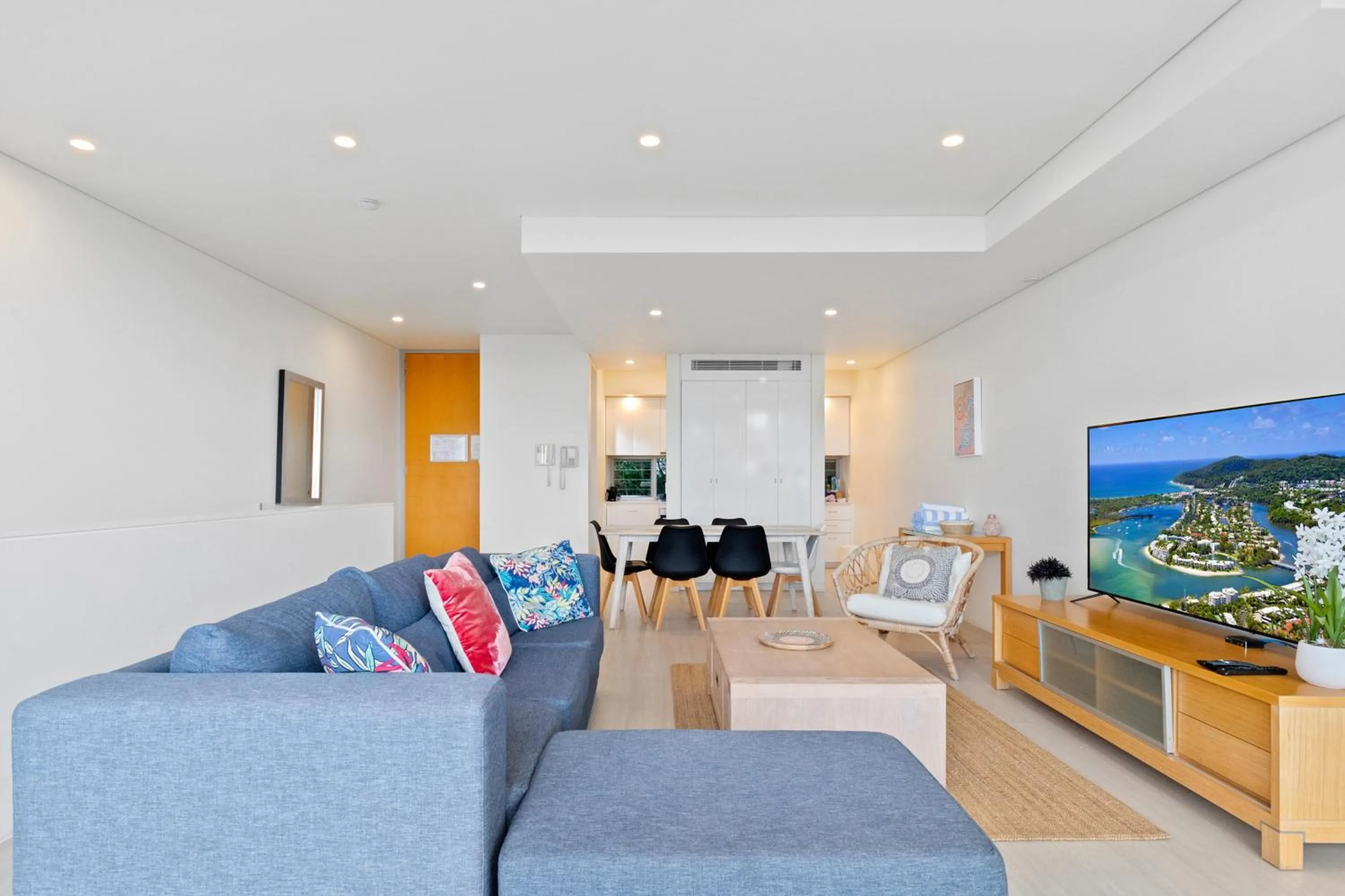 Living room in The Rise Noosa