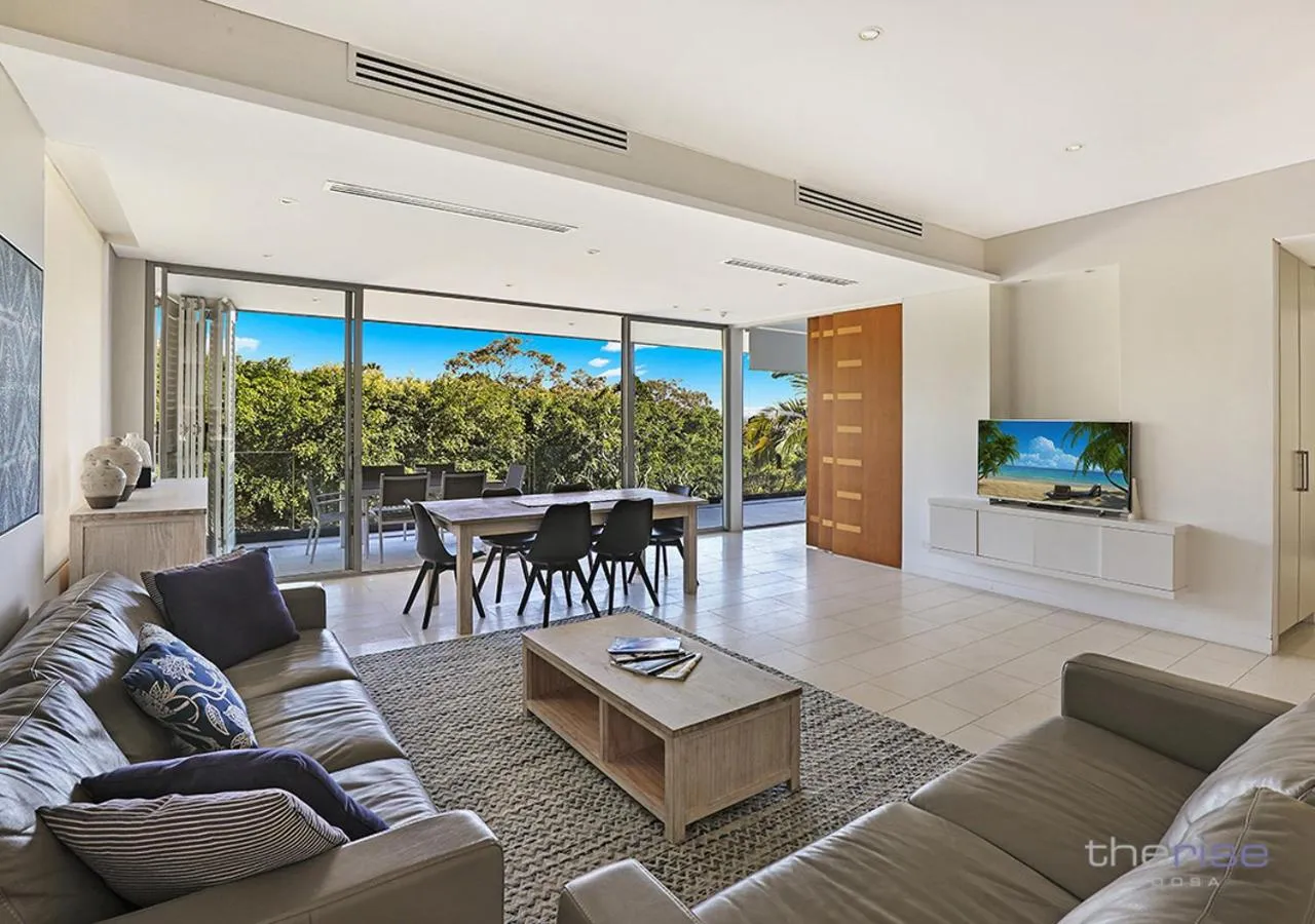 Living room in The Rise Noosa