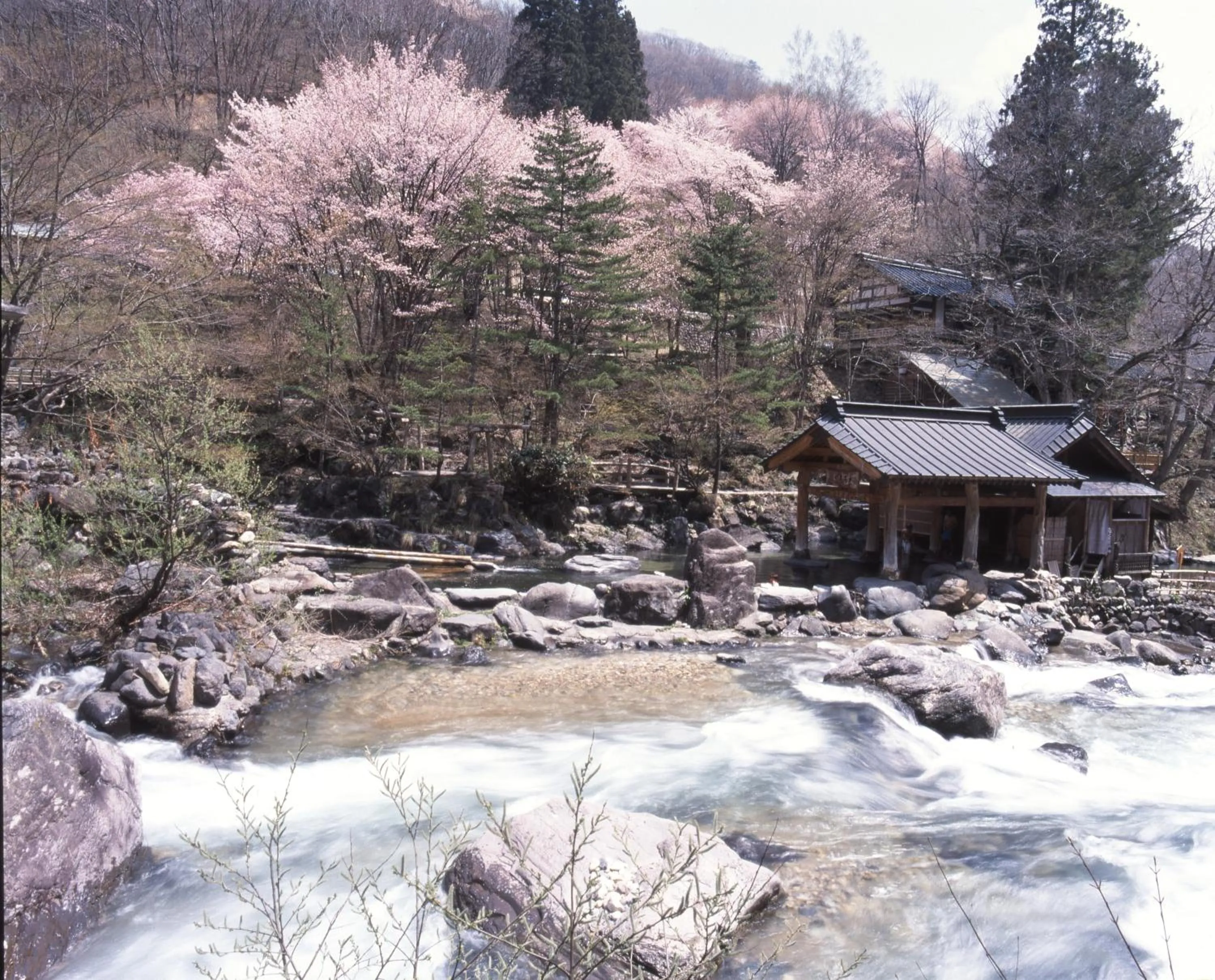 Natural landscape in Takaragawa Onsen Ousenkaku