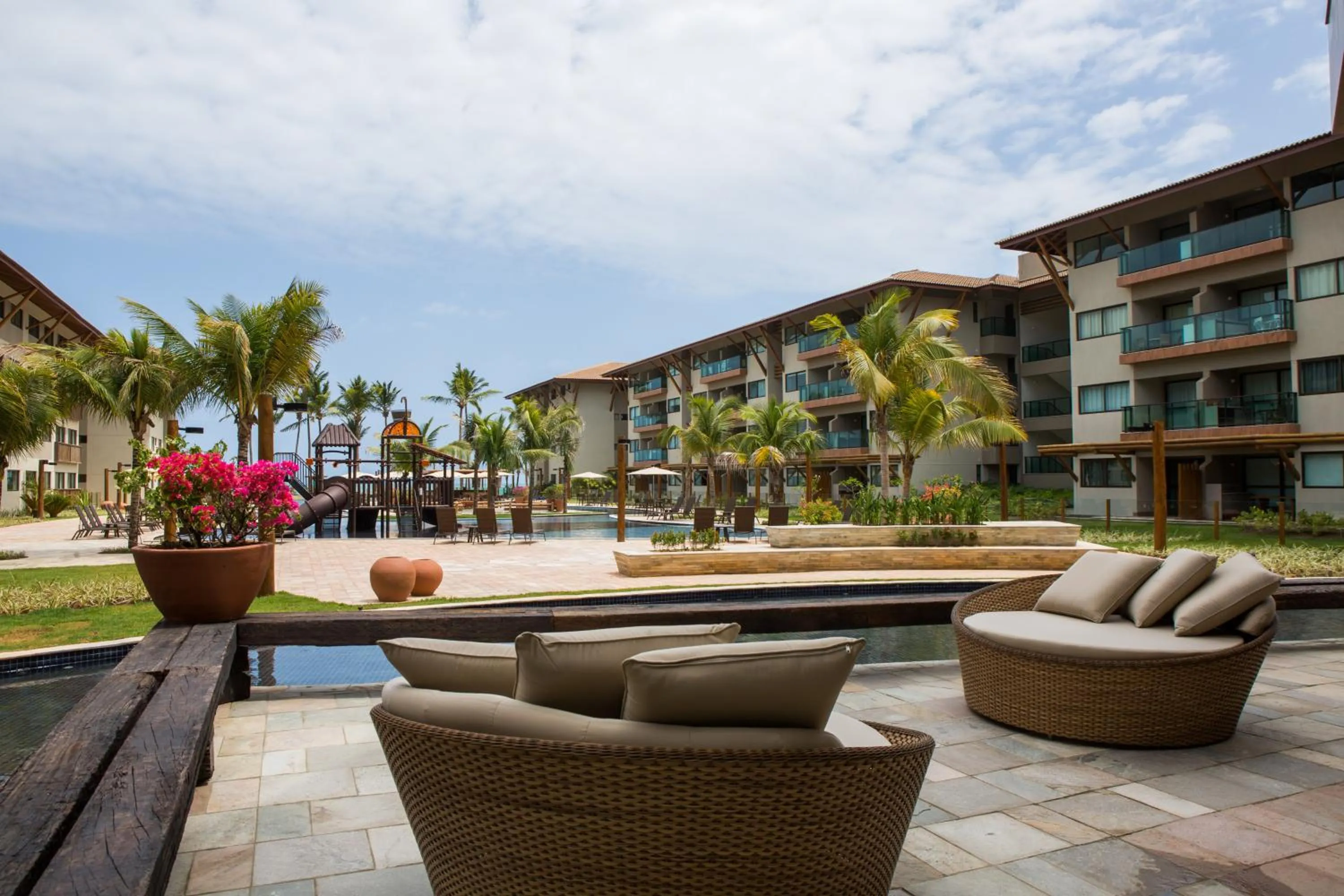 Patio in Samoa Beach Resort