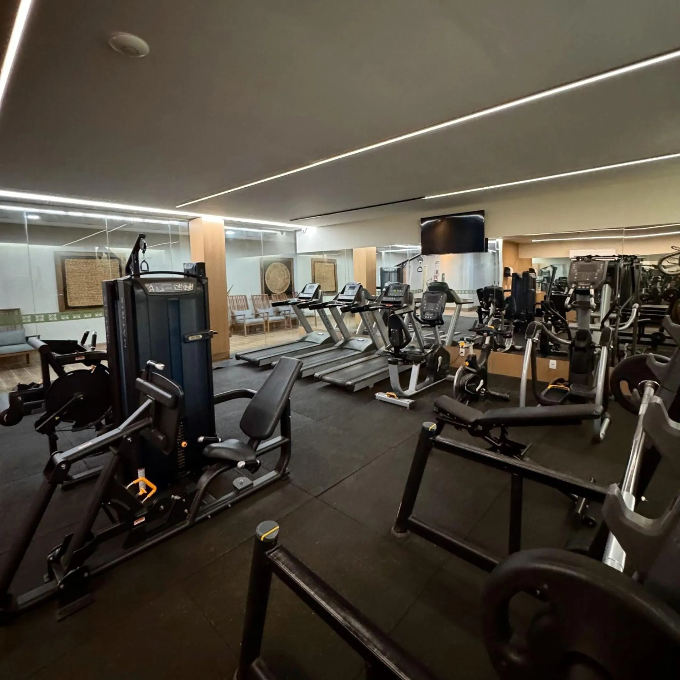 Fitness centre/facilities in Samoa Beach Resort
