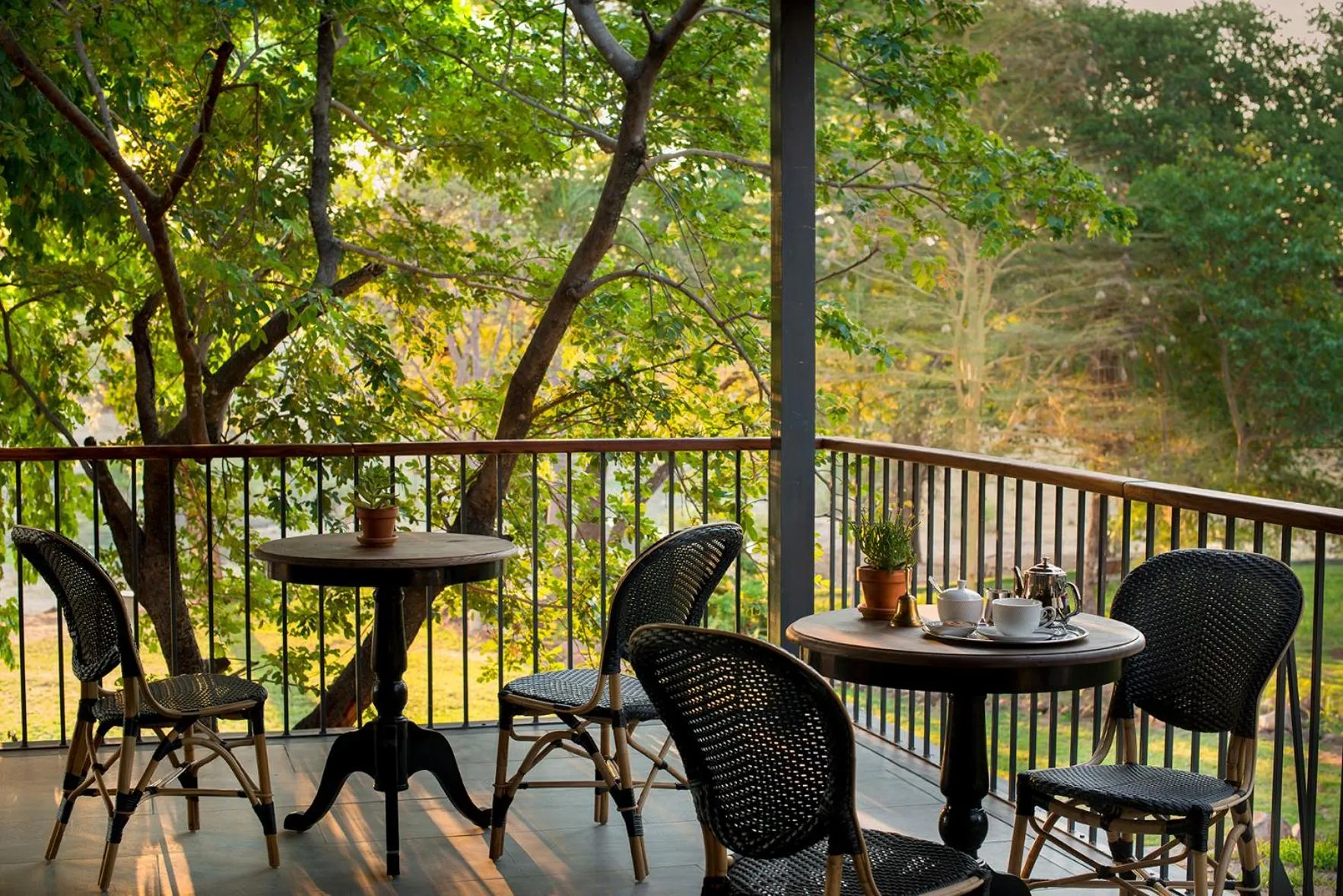Balcony/Terrace in Anantara Stanley & Livingstone Victoria Falls Hotel