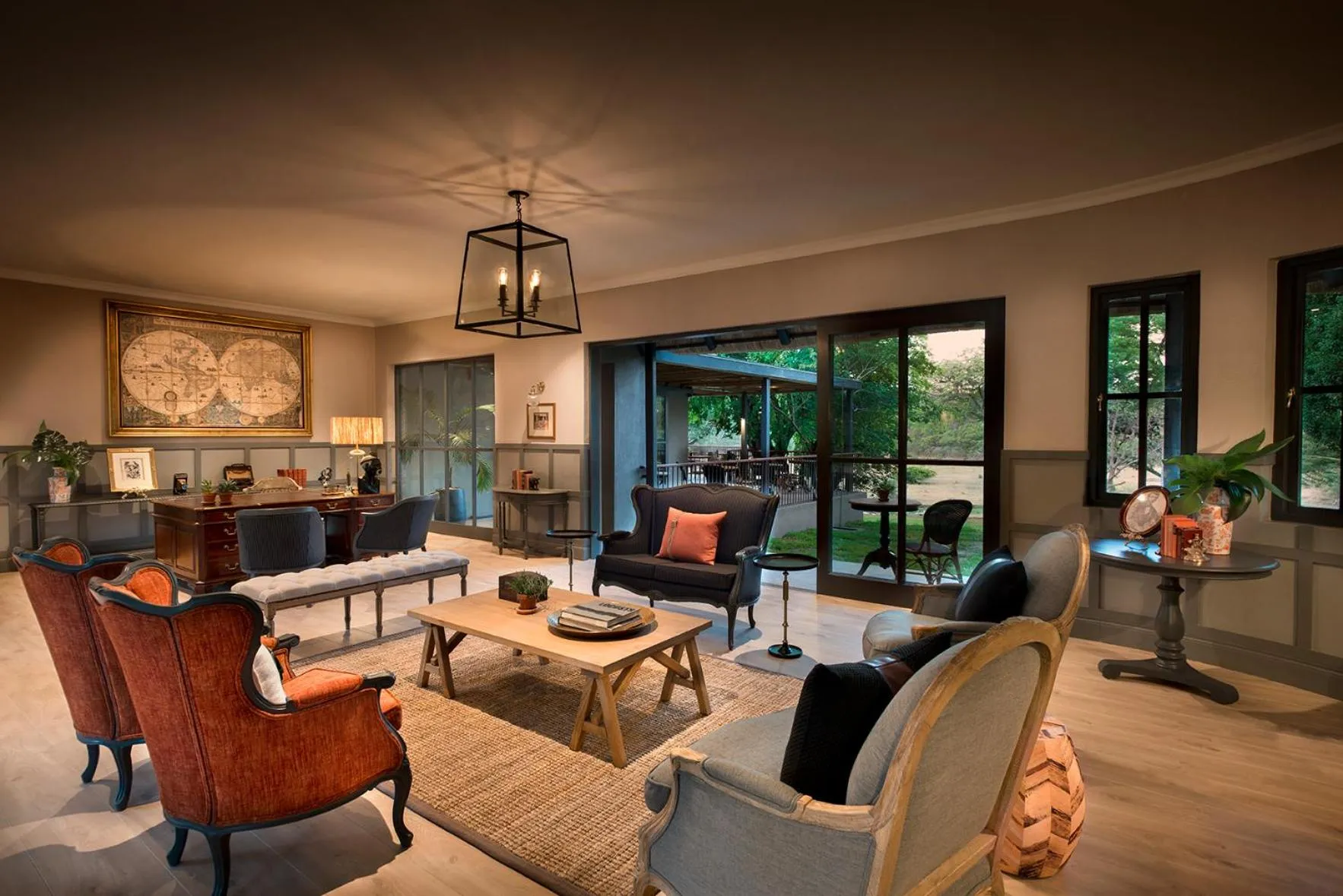 Lobby or reception in Anantara Stanley & Livingstone Victoria Falls Hotel