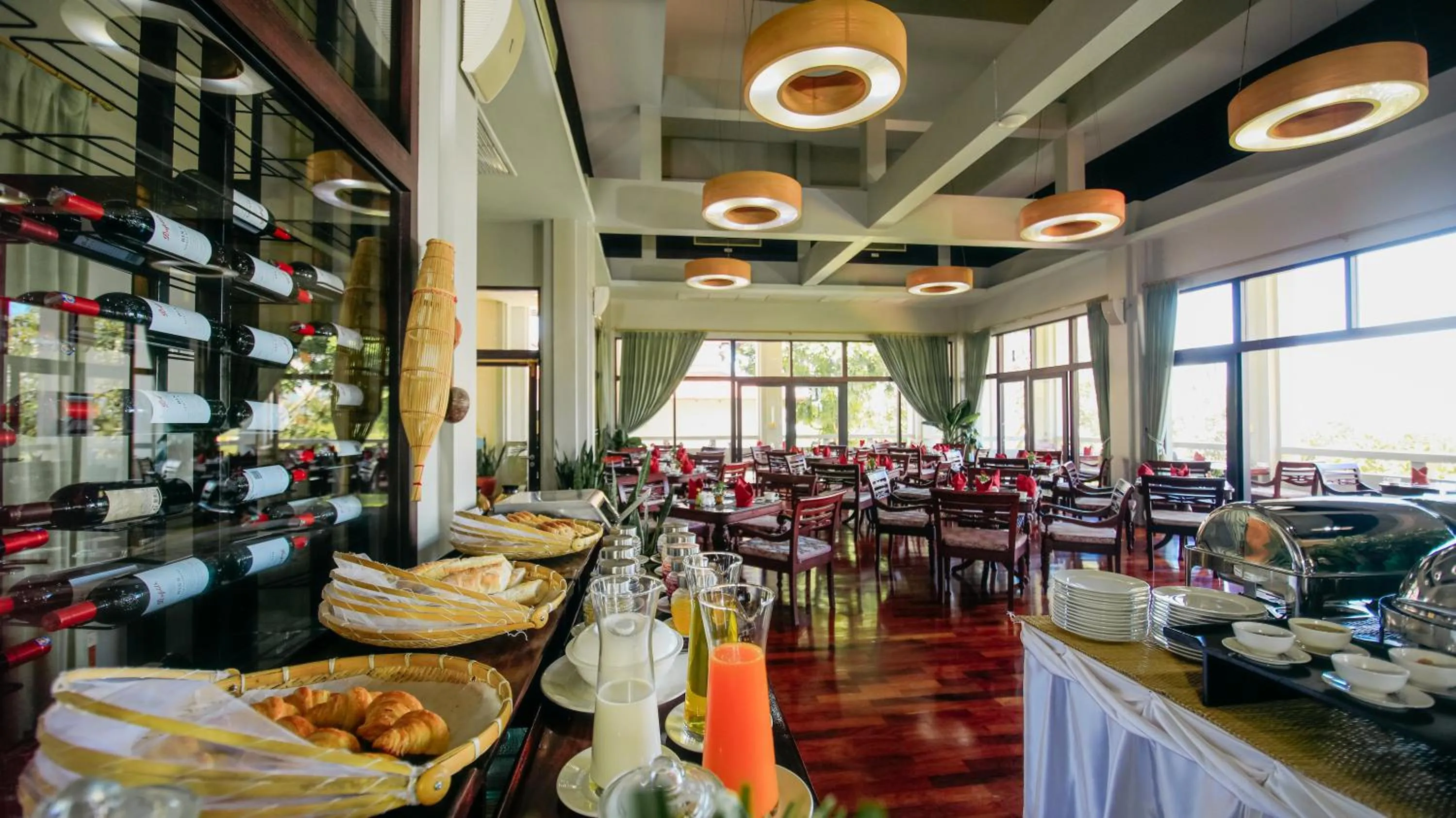 Breakfast in Luangprabang View Hotel