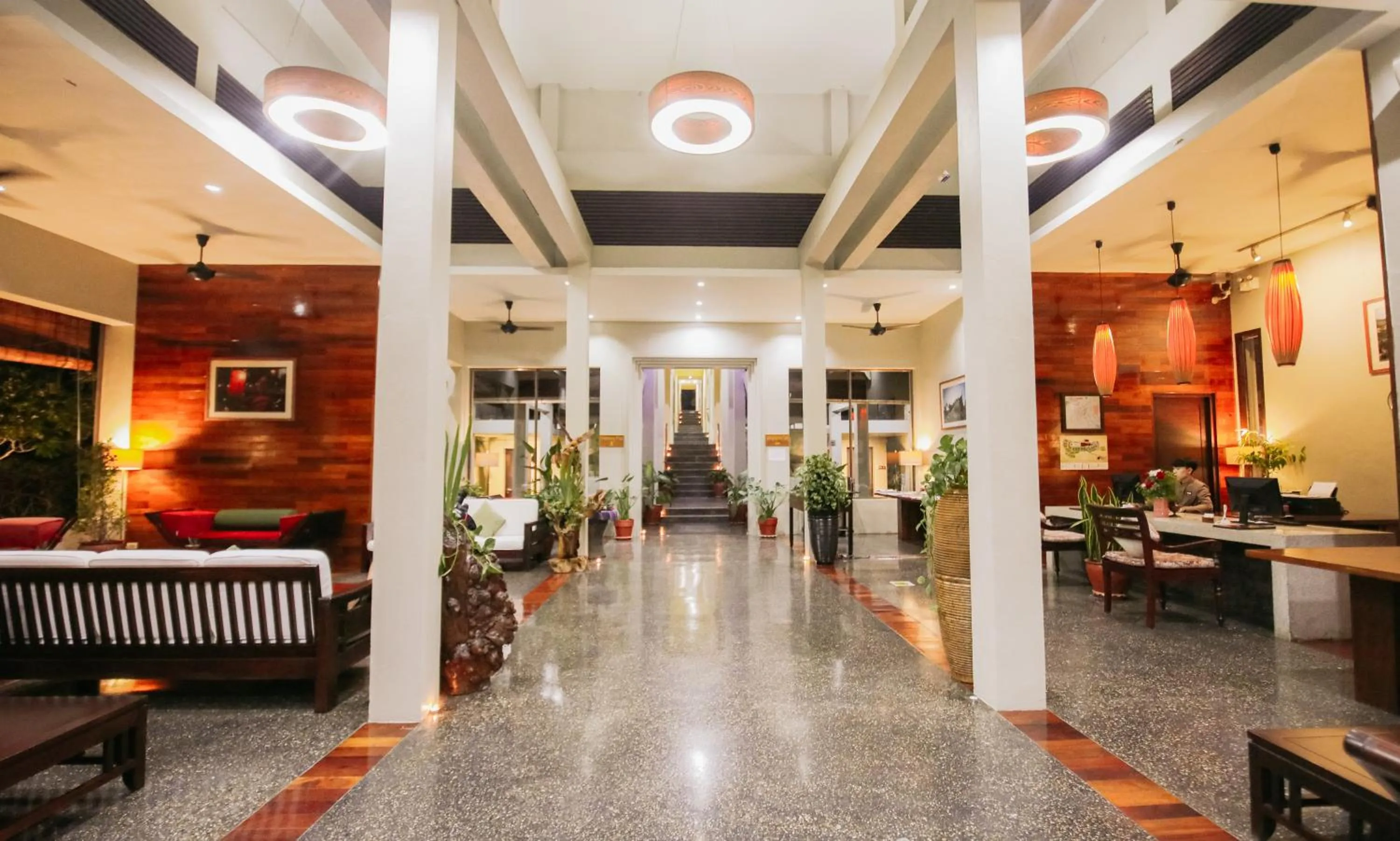 Lobby or reception in Luangprabang View Hotel