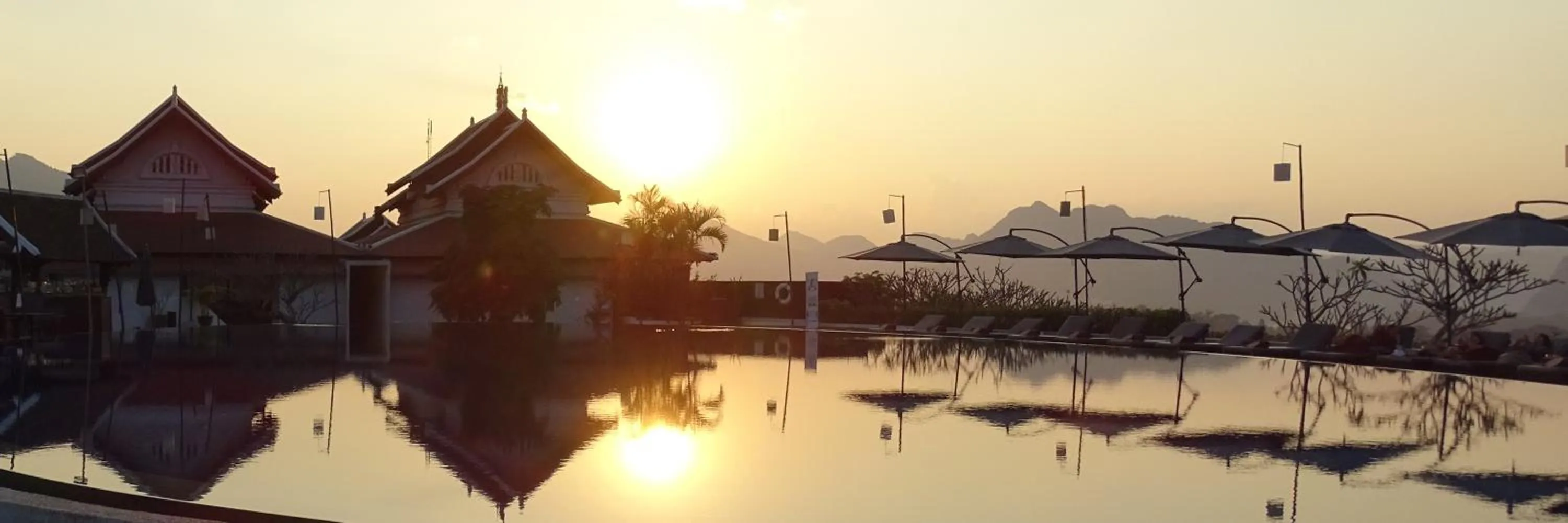 Swimming pool in Luangprabang View Hotel