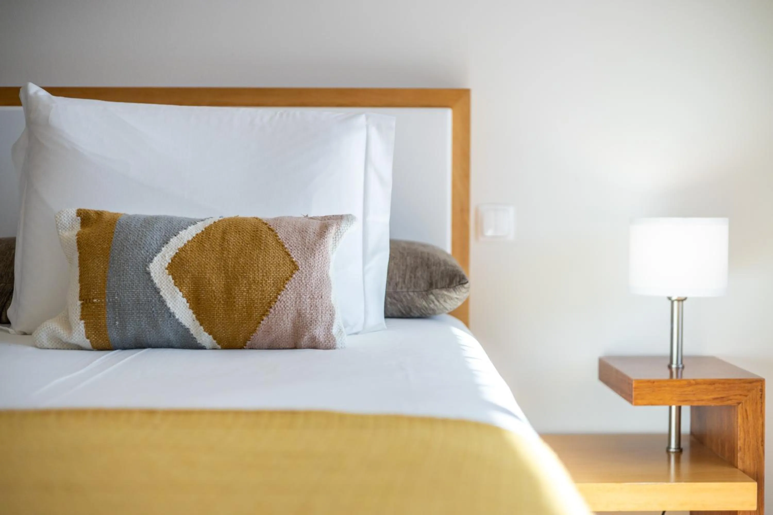 Bed in Pontalaia Apartamentos Turísticos