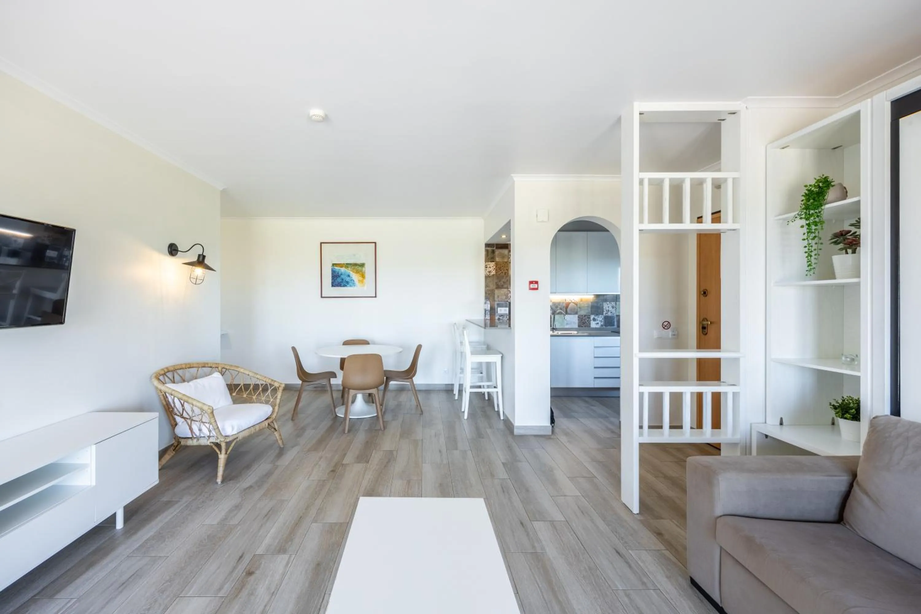 Bed in Pontalaia Apartamentos Turísticos