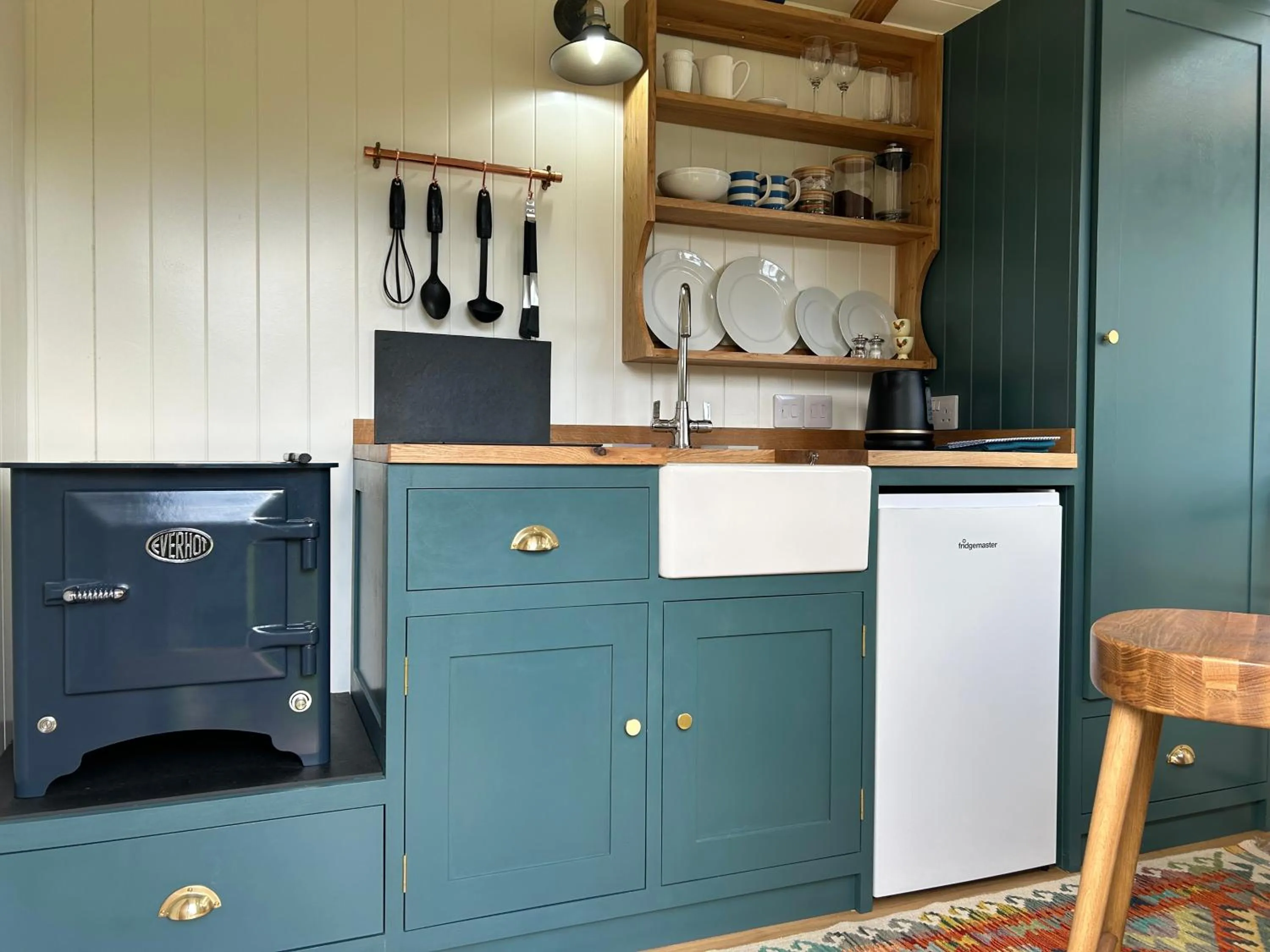 Kitchen or kitchenette in Lower Crankan Farm