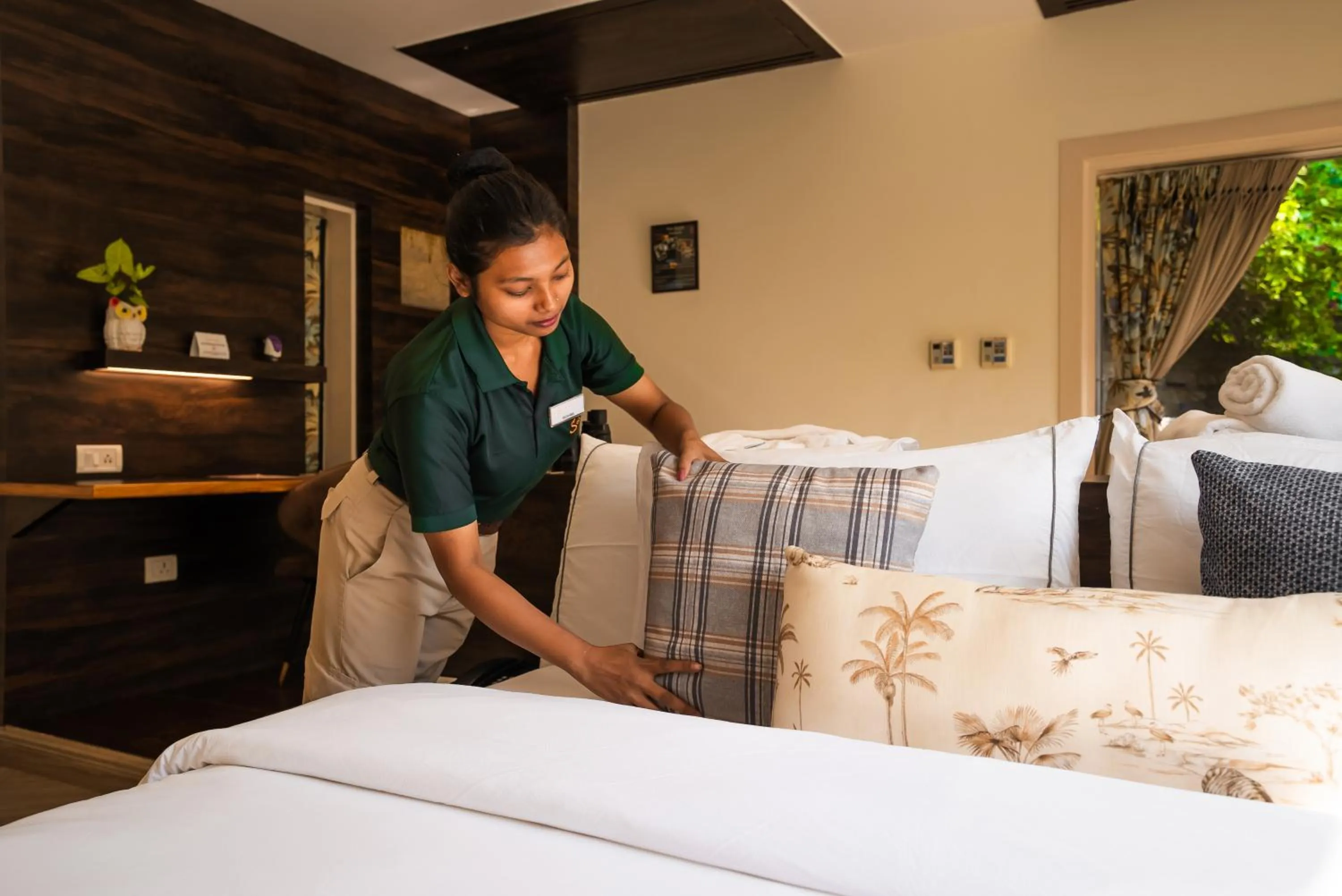 Bed in The Solluna Resort