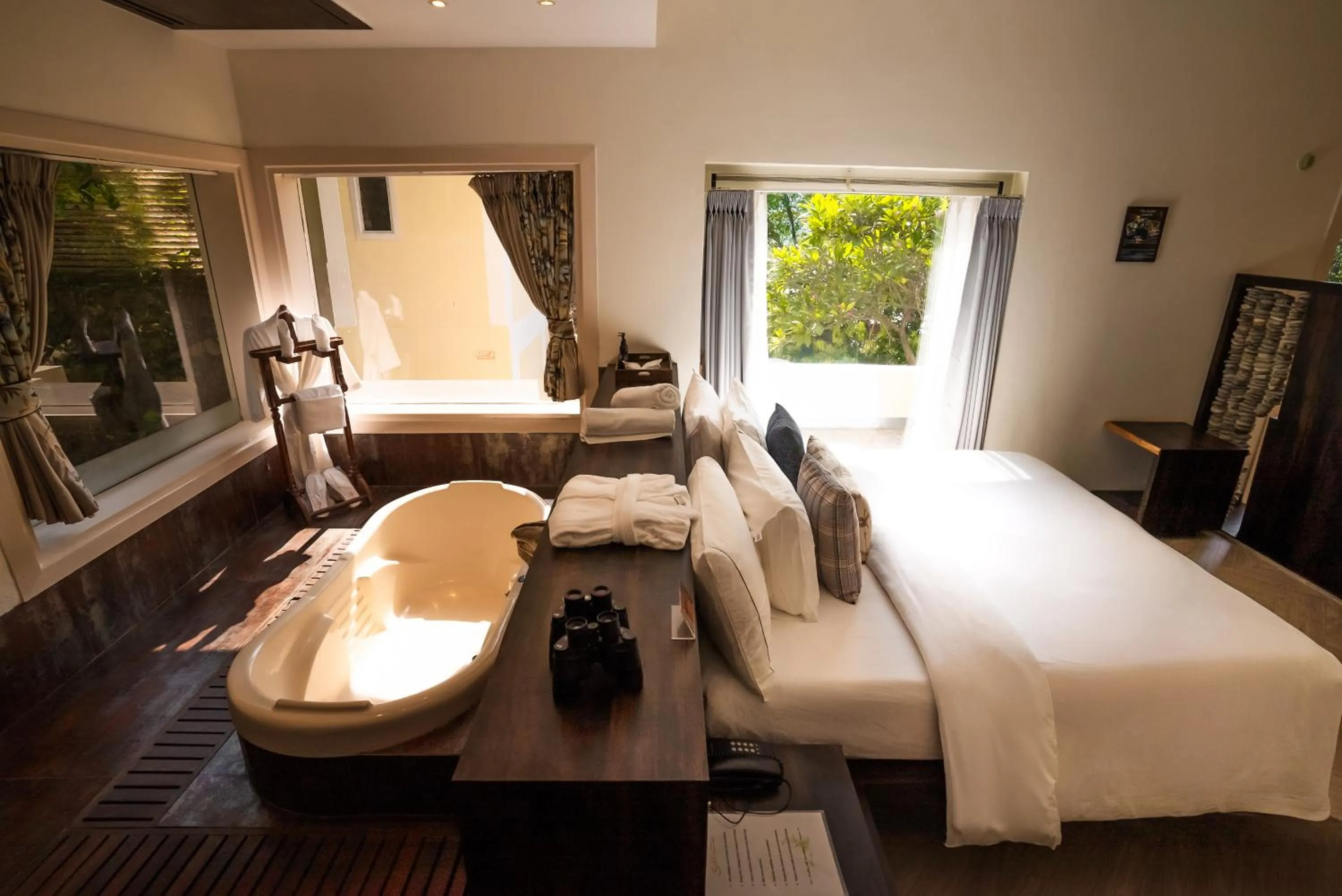 Bed in The Solluna Resort