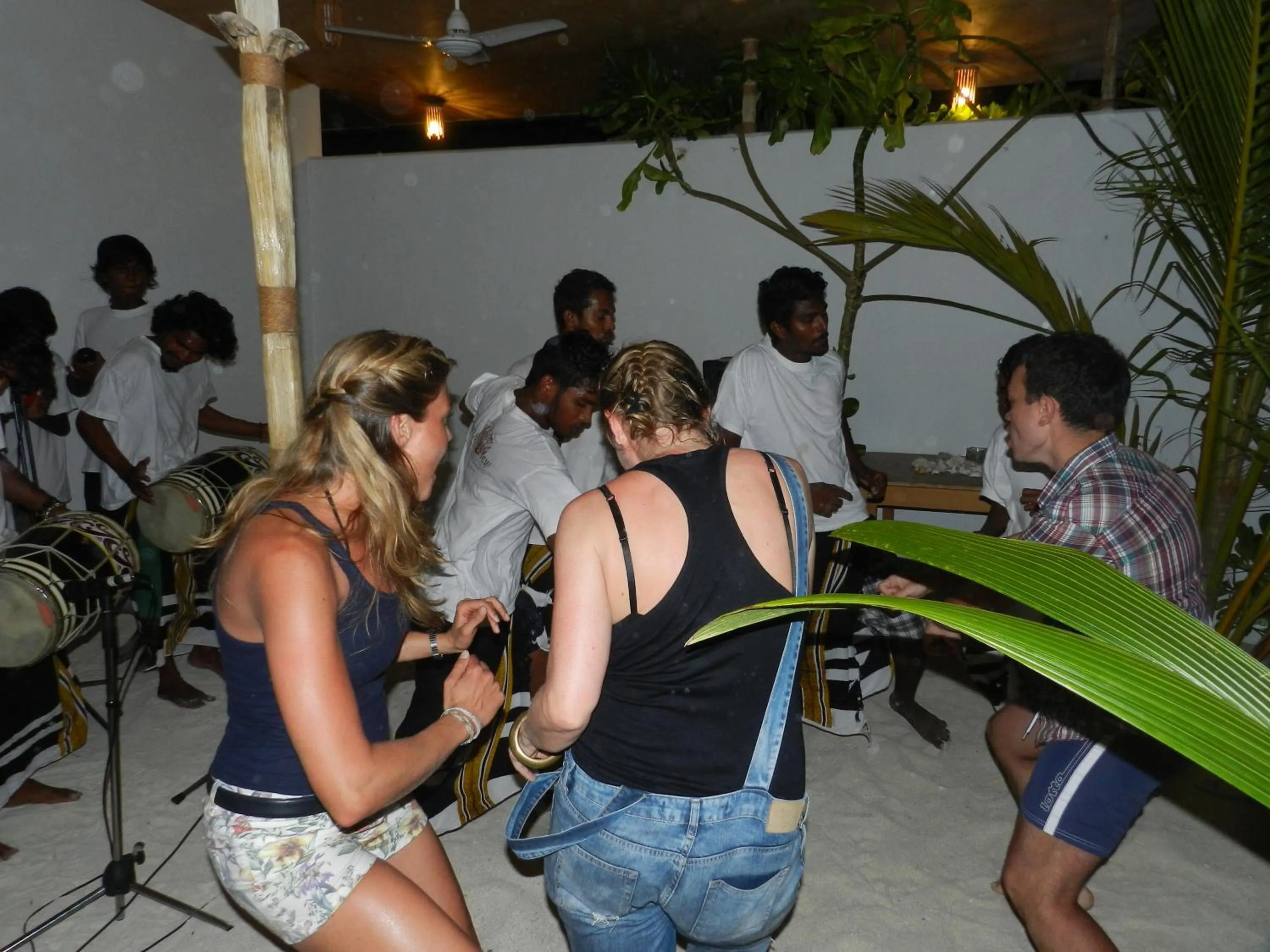 Evening entertainment in Faza View Inn, Maafushi