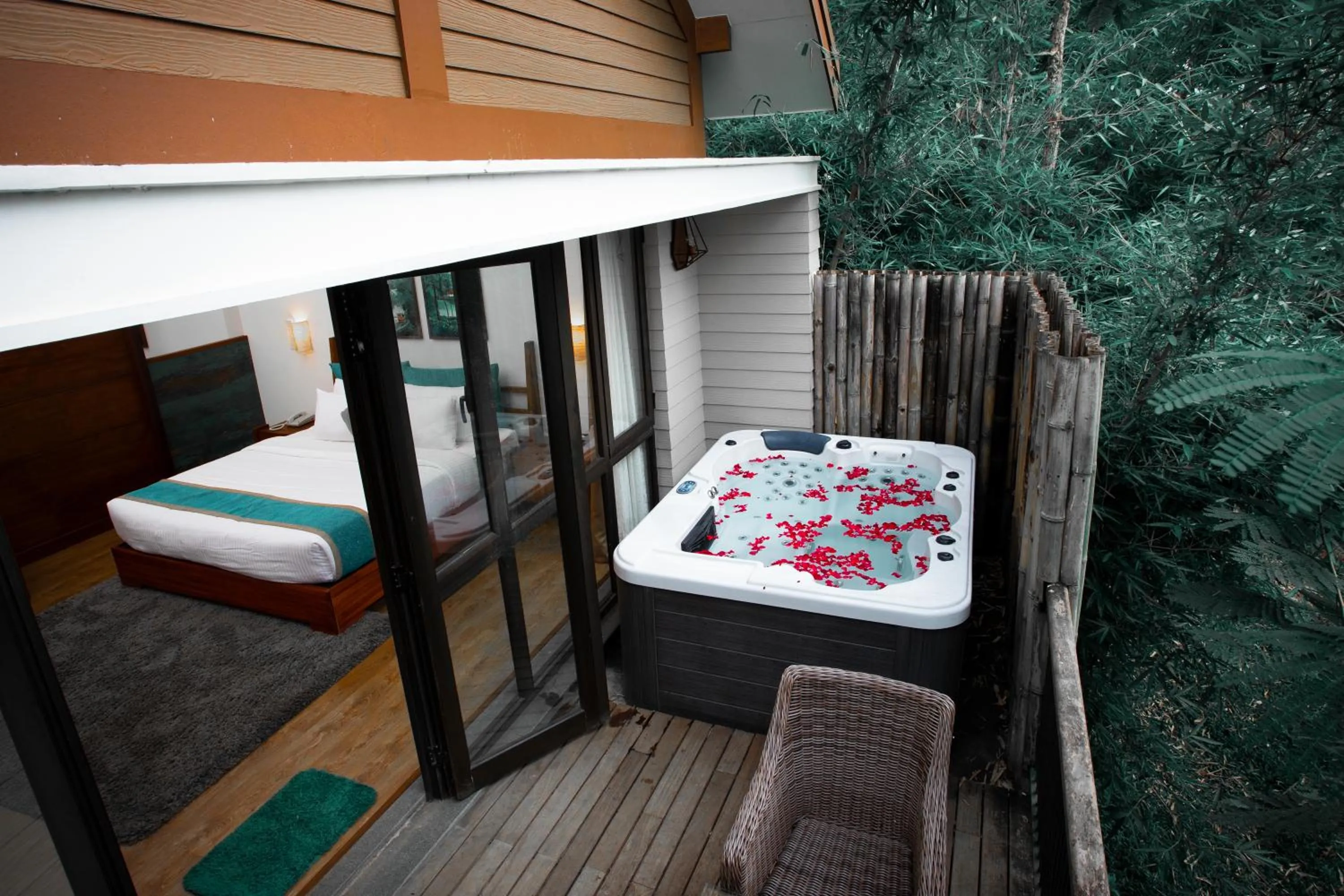 View (from property/room), Bed in Morickap Resort