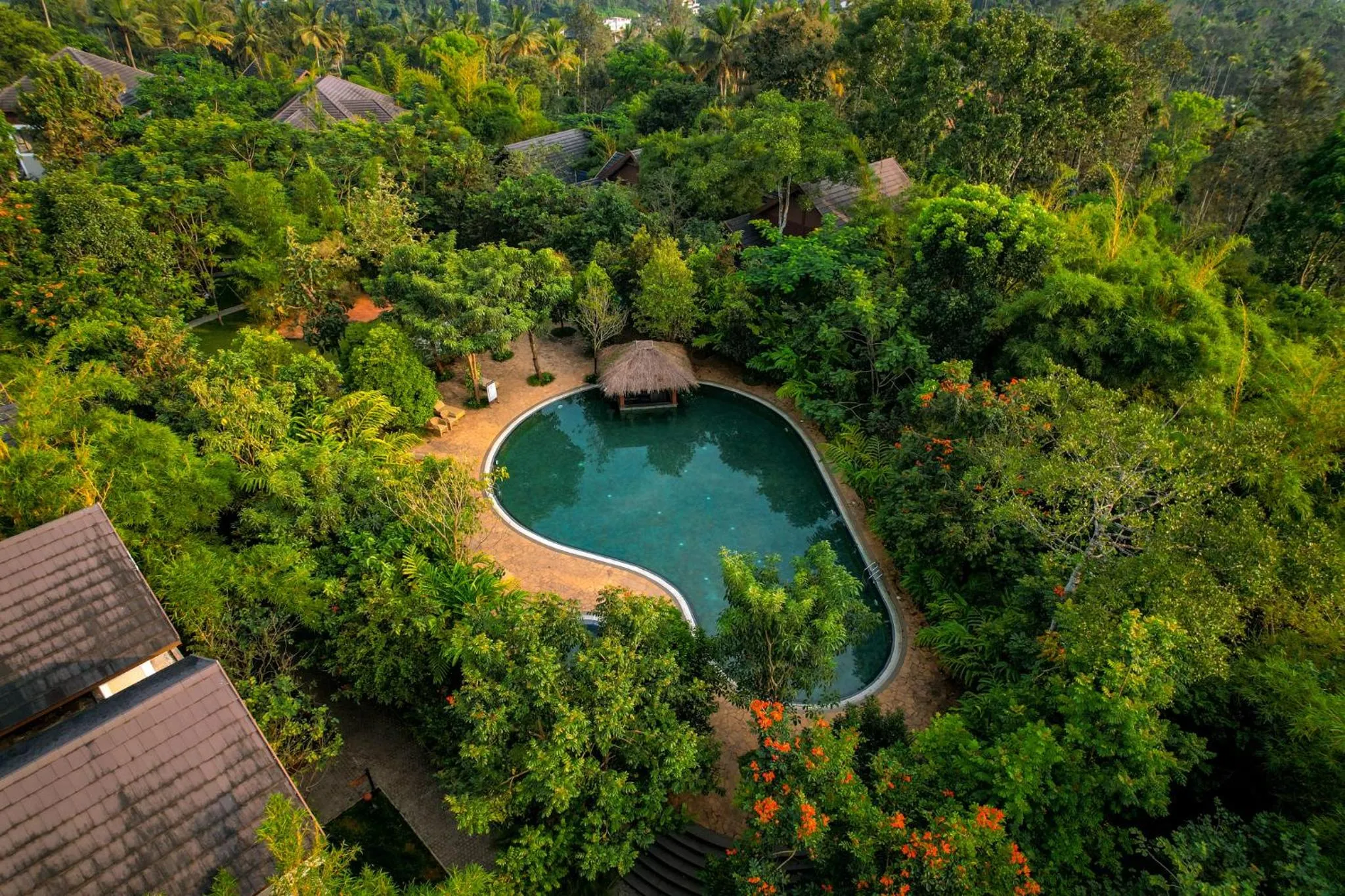 Pool view in Morickap Resort